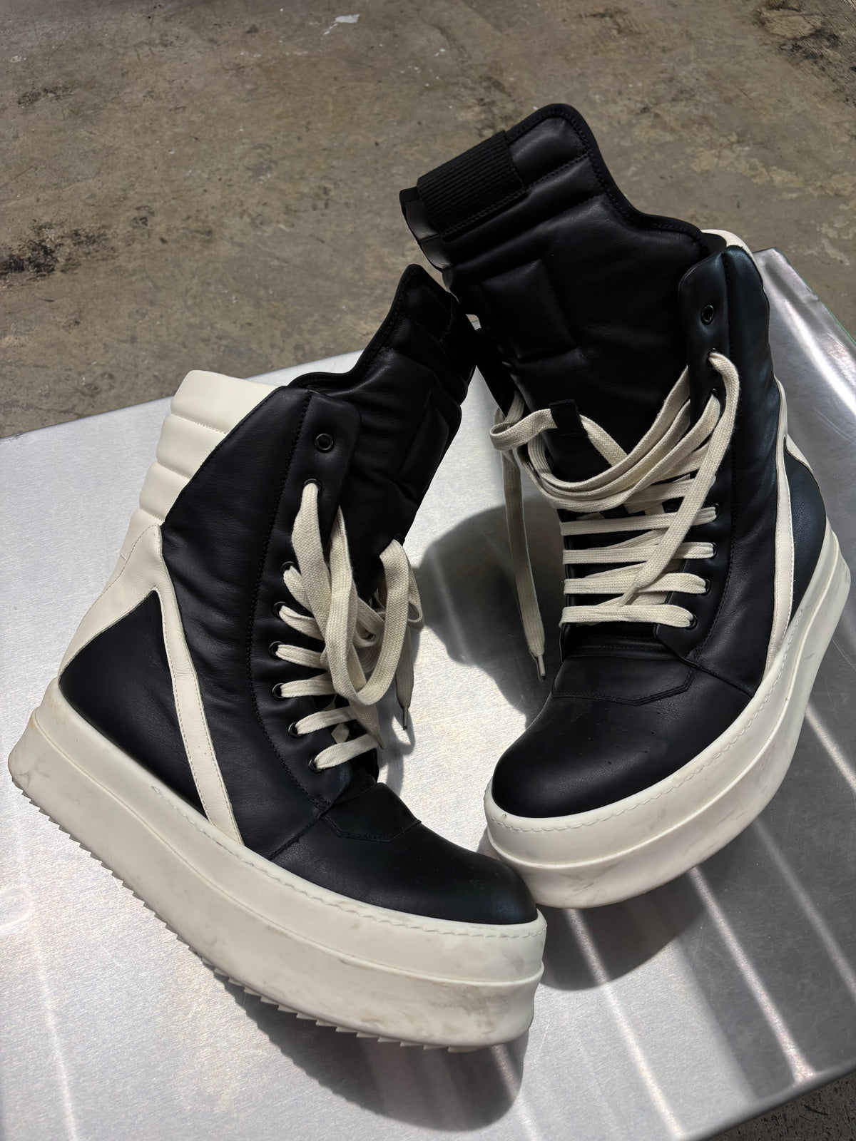 Rick Owens Owens Mega Geobasket / Mega Bumper Geobasket Sneakers