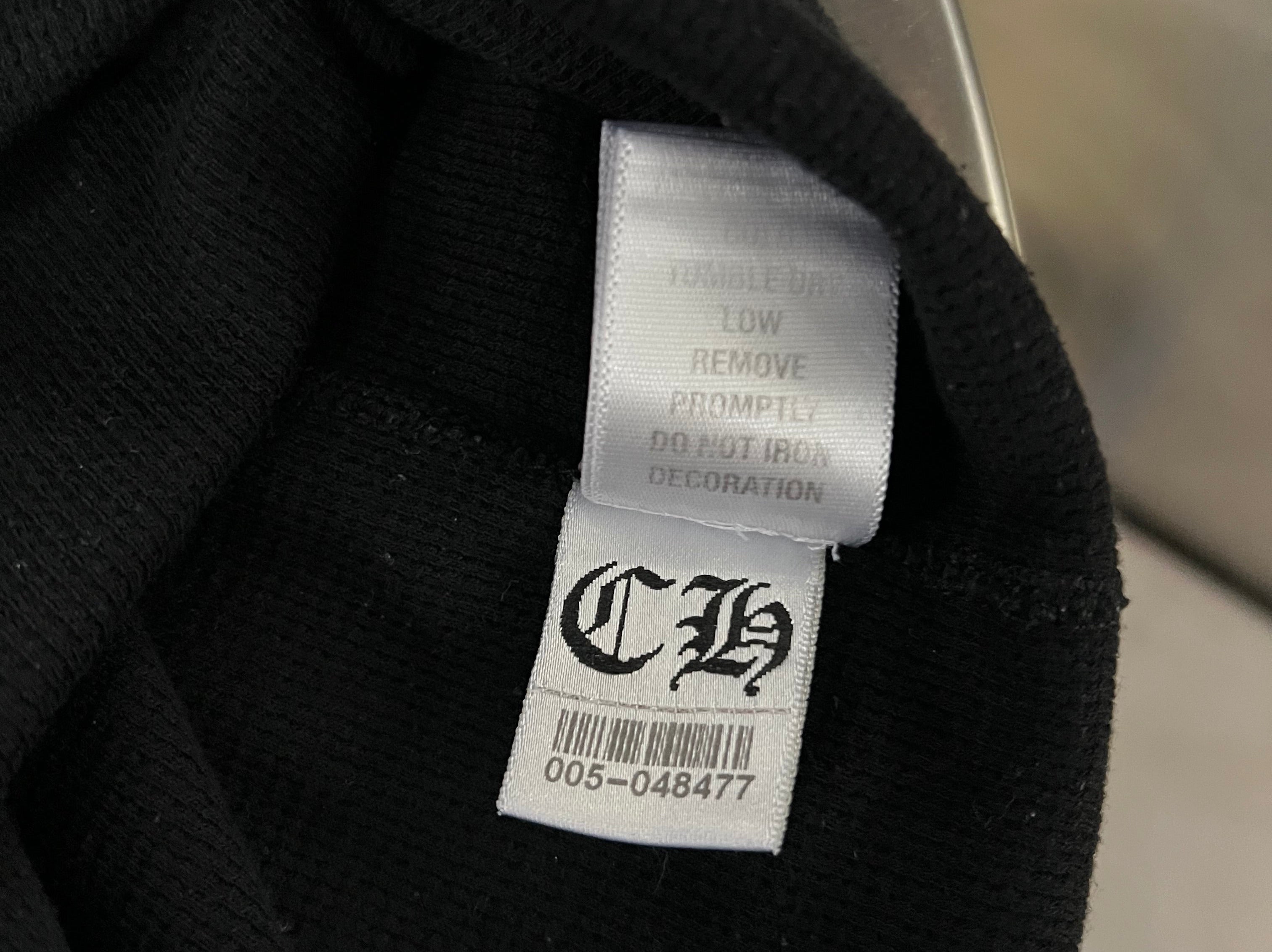 Chrome Hearts Tbar logo scroll thermal longsleeve