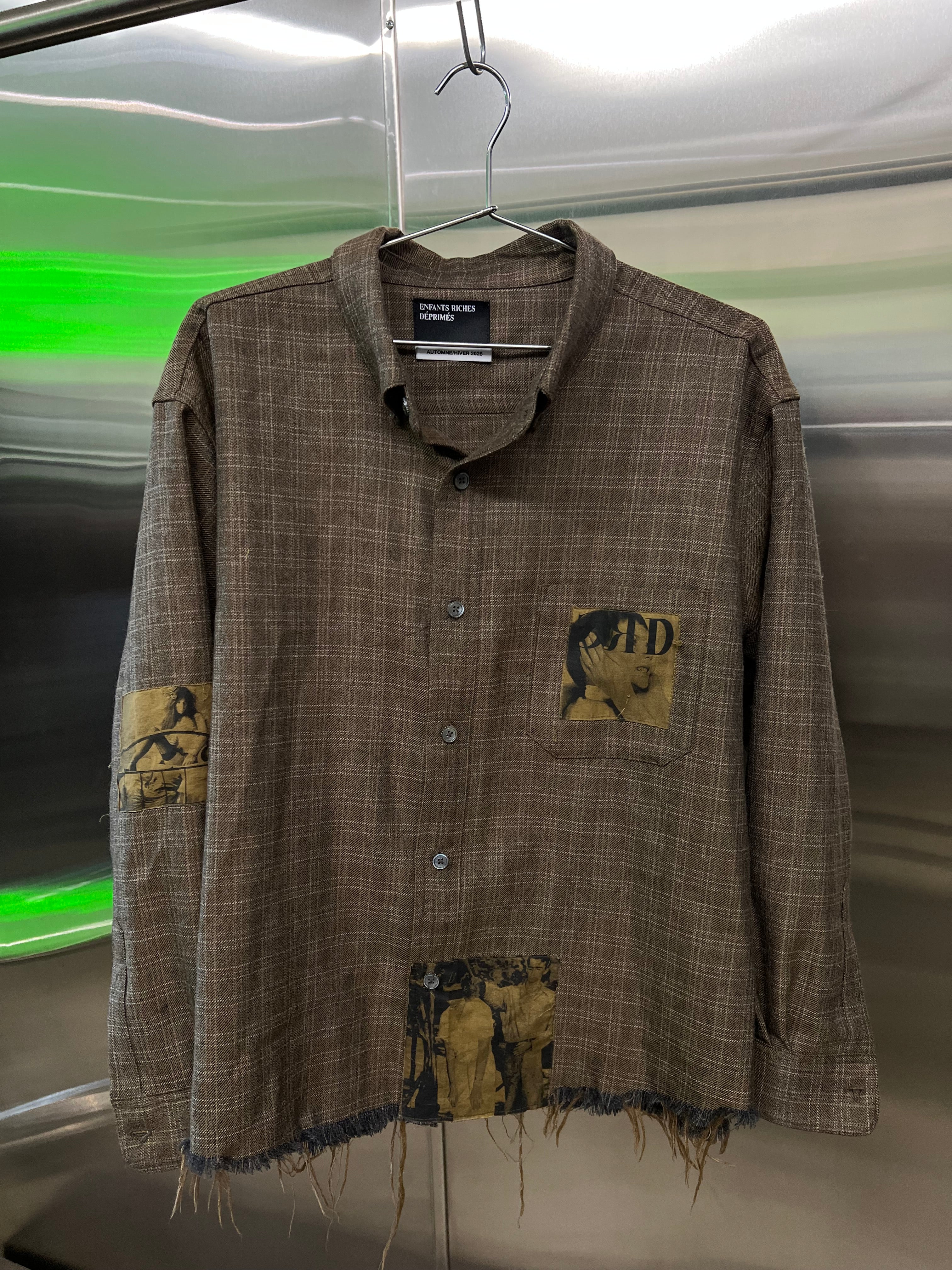 Enfant Riches Deprimes Assemblage Flannel shirt