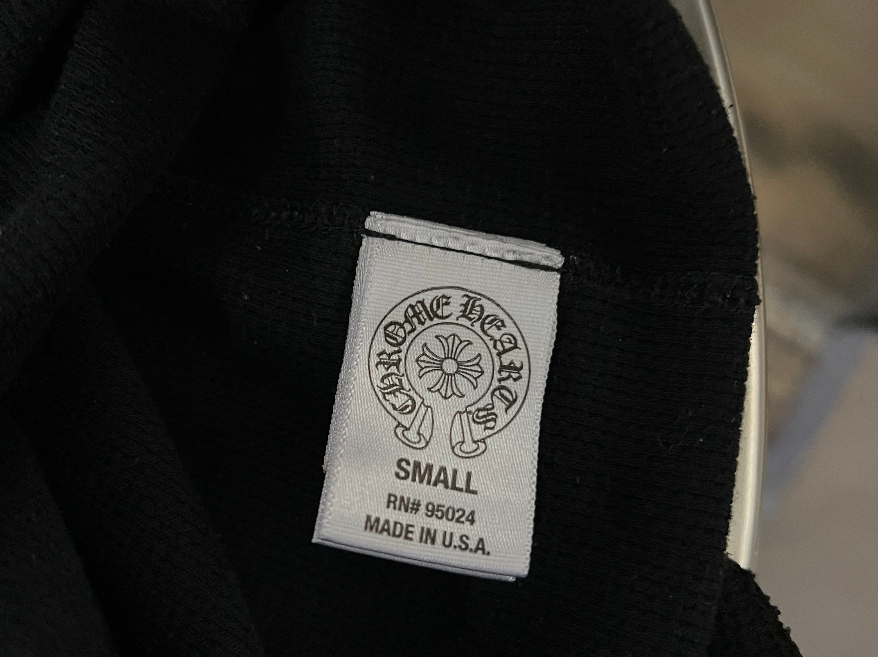 Chrome Hearts Tbar logo scroll thermal longsleeve