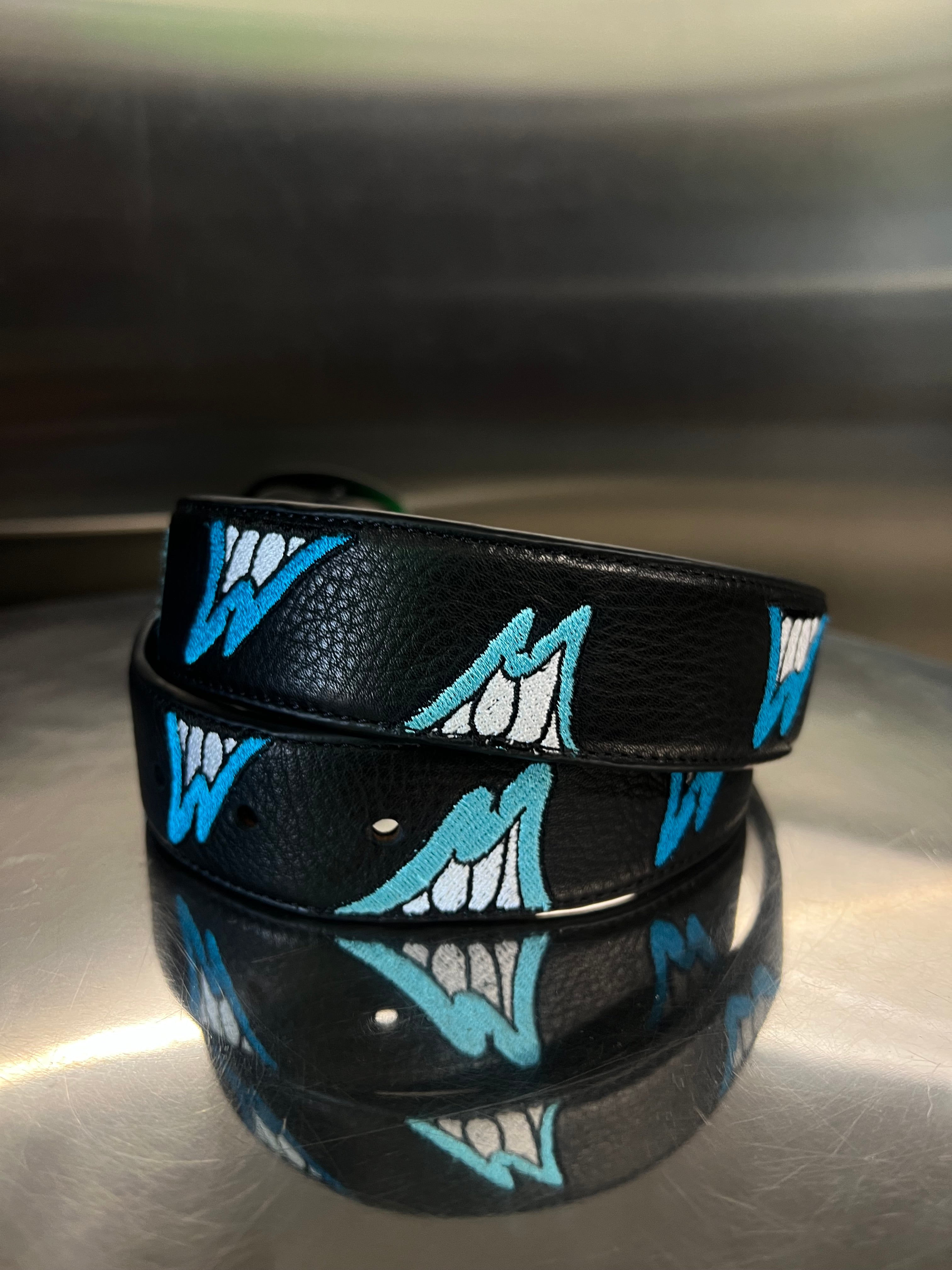 Anti Promo x Matty Boy “Blue Chomper” Belt