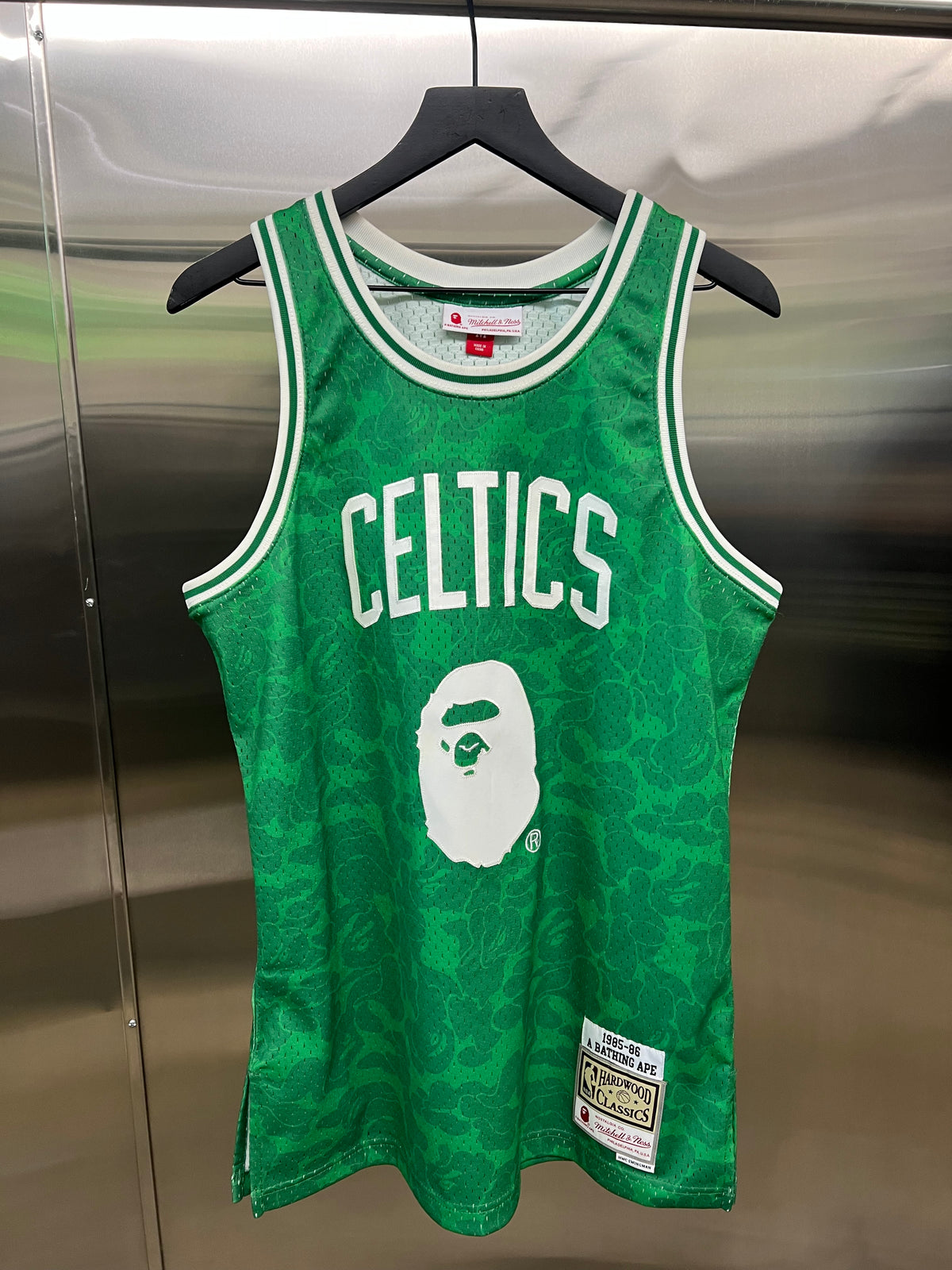 BAPE x Mitchell & Ness Celtics Jersey