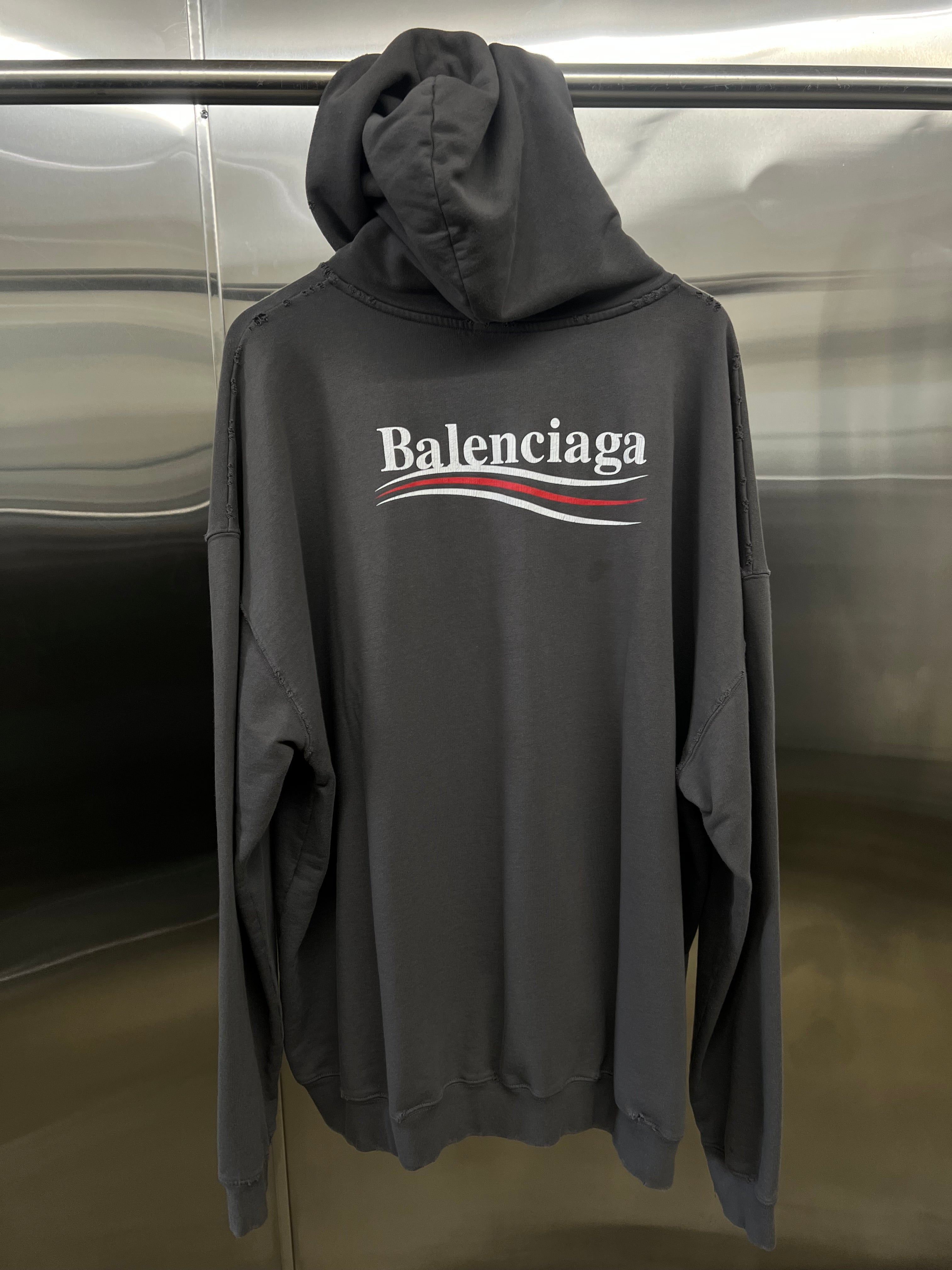 Balenciaga Political Campaign oversized hoodie