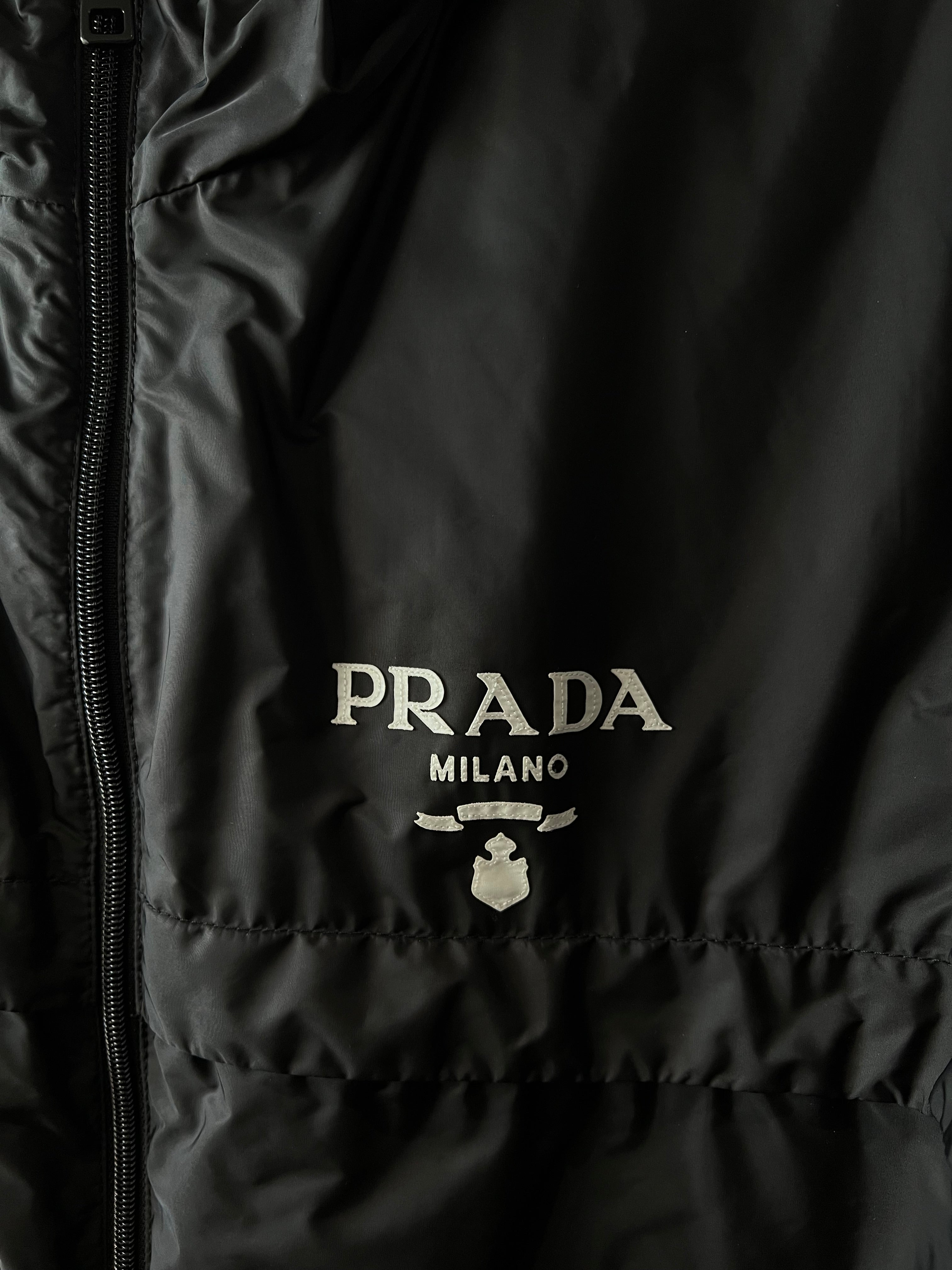 Prada Re-Nylon Hooded jacket