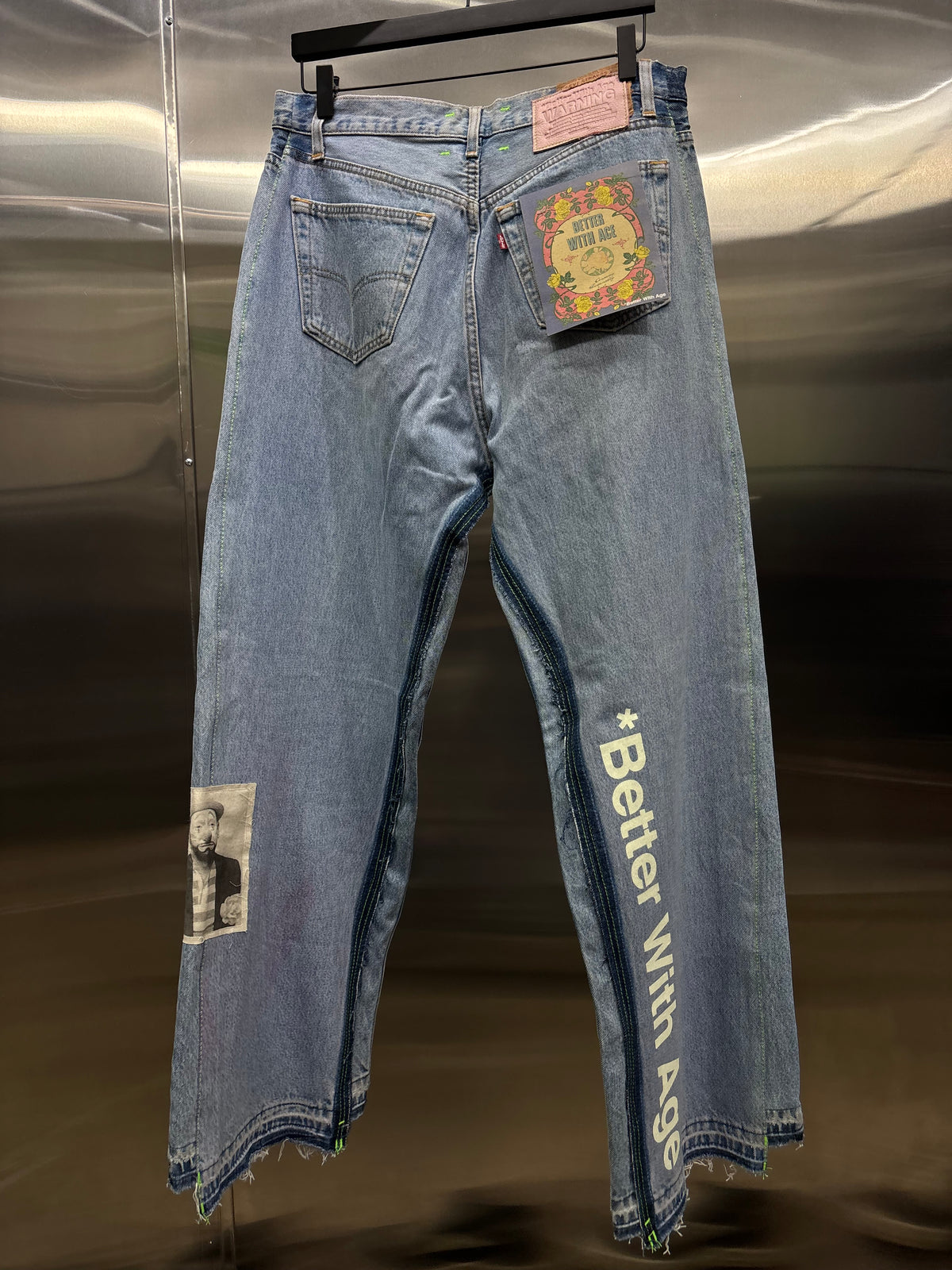 Better with age Patchwork denim jeans