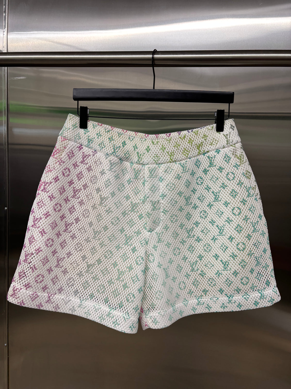 Louis Vuitton Monogram Gradient Mesh Windbreaker Short