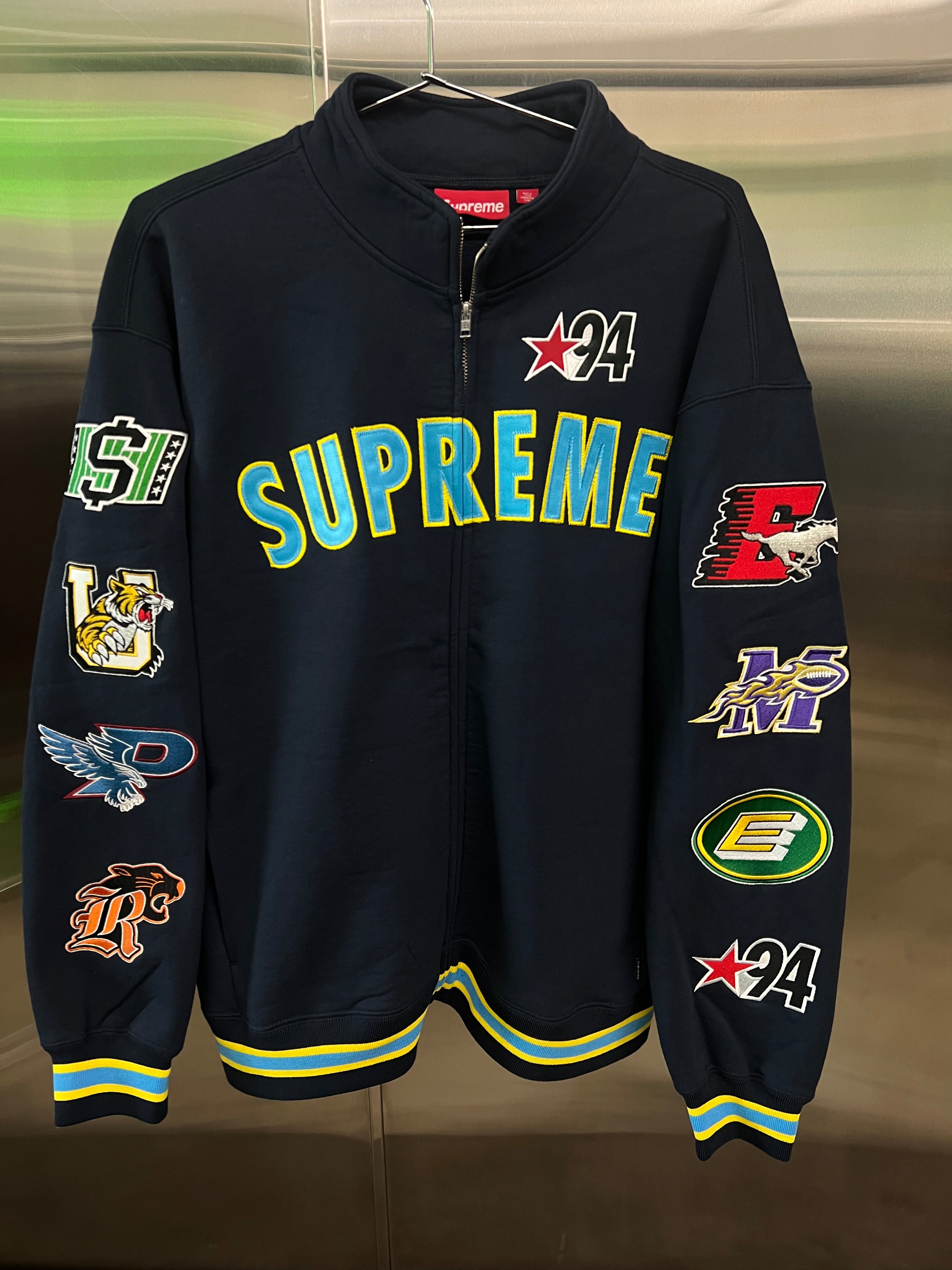 Supreme Mascots Zip Up Sweatshirt