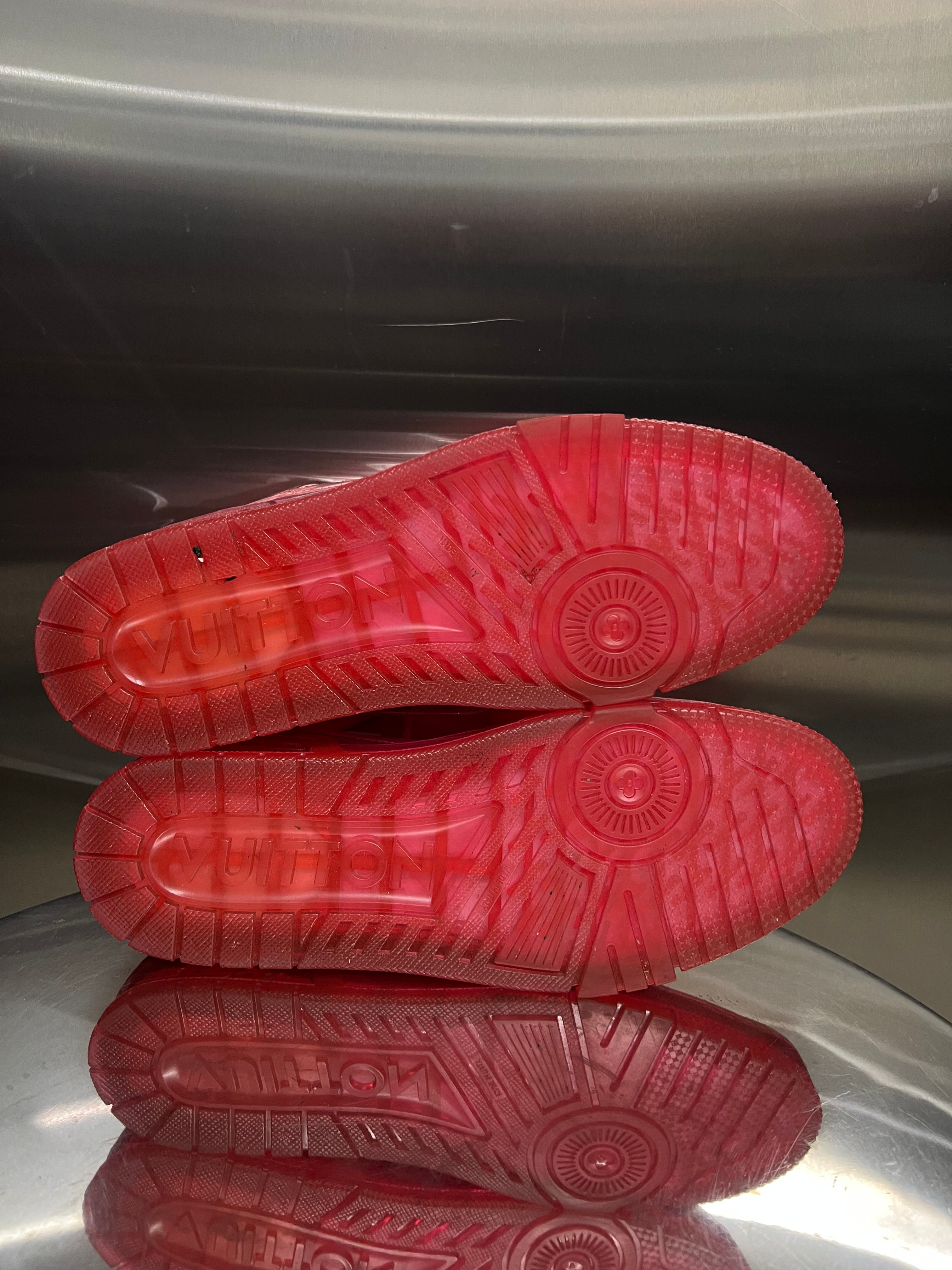 Louis Vuitton Trainer Fluorescent Pink sneaker