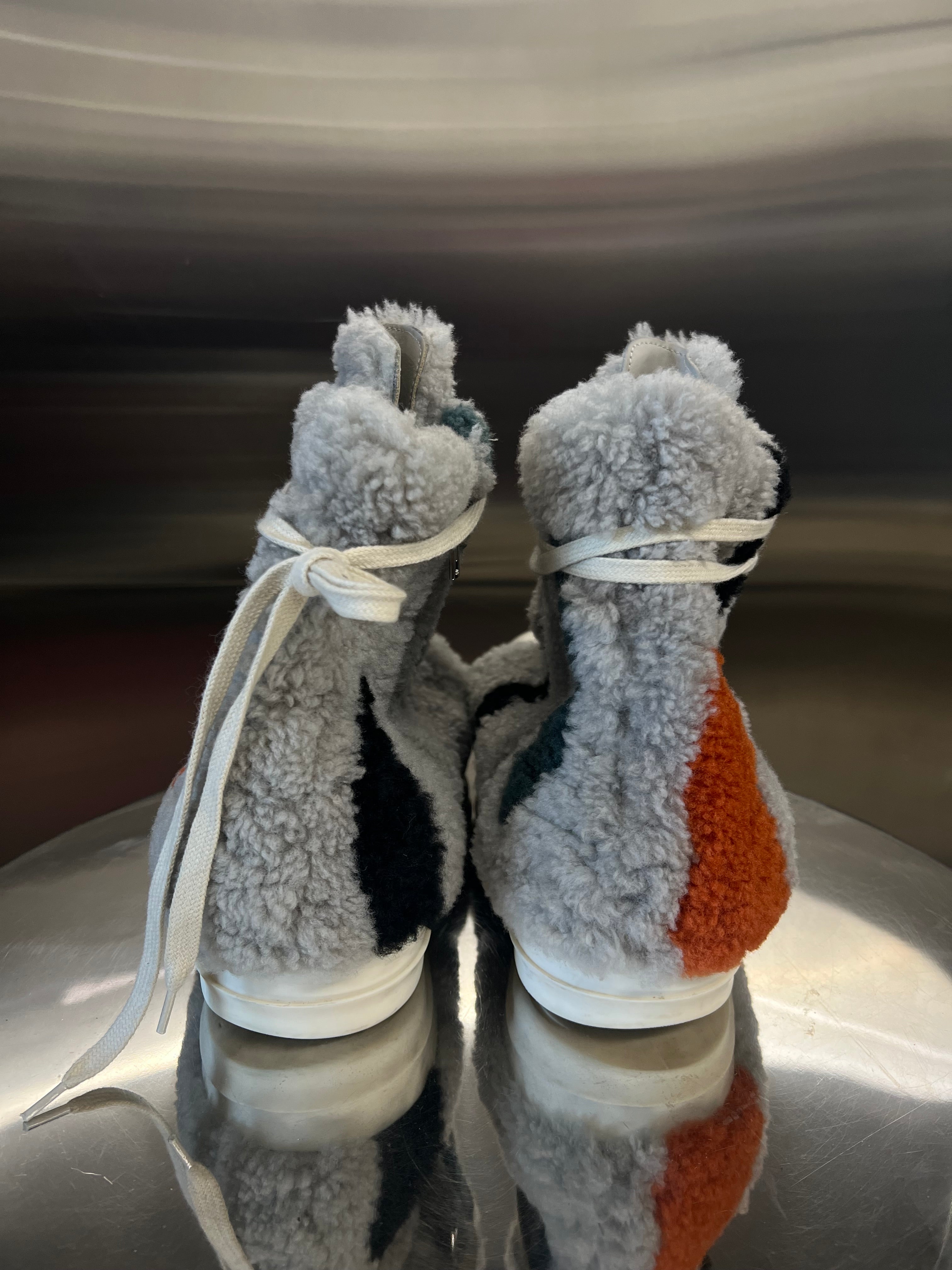 Rick Owen’s Shearling sneakers