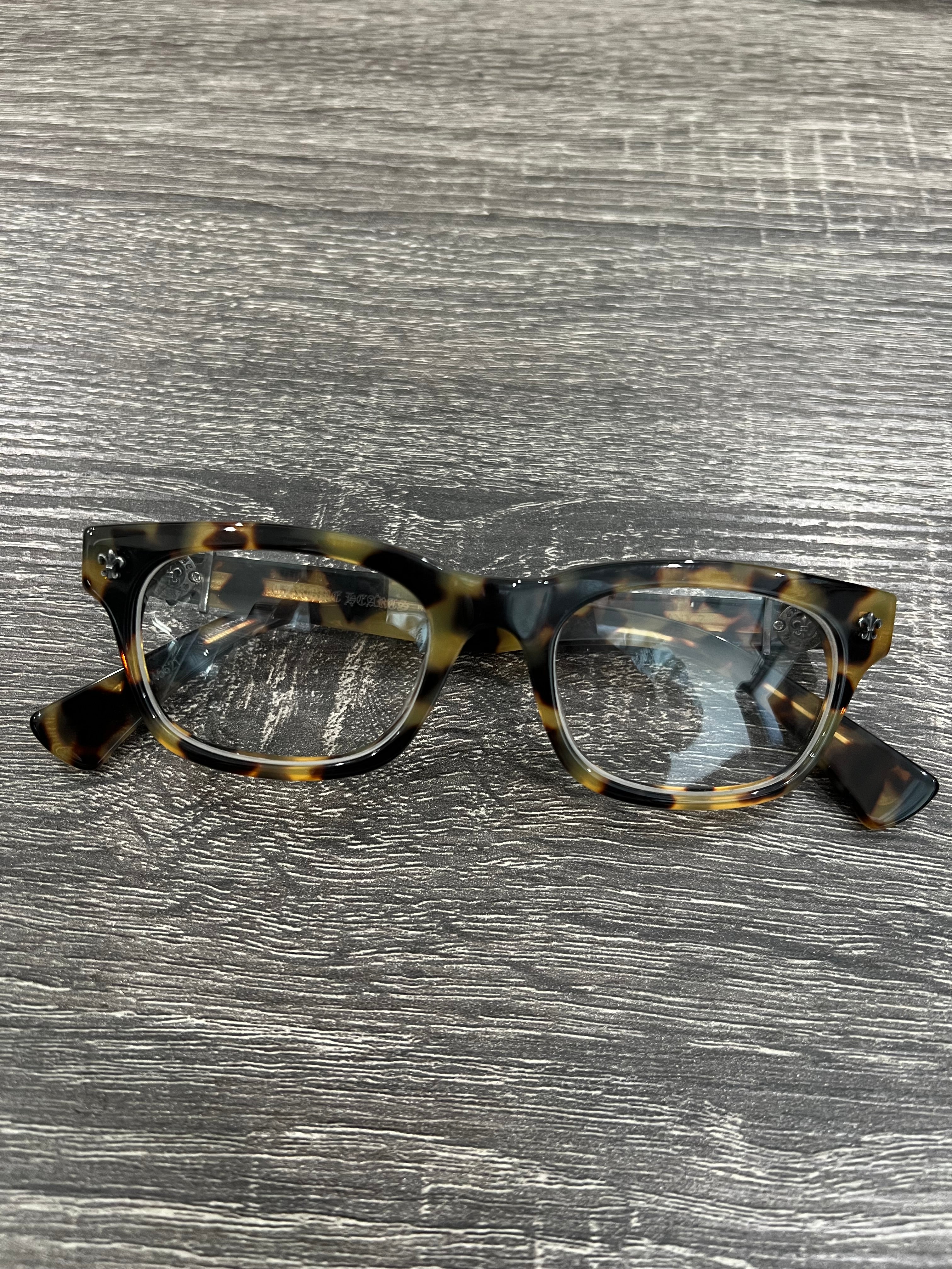 Chrome Hearts “Gettin any” Tortoise shell Frame
