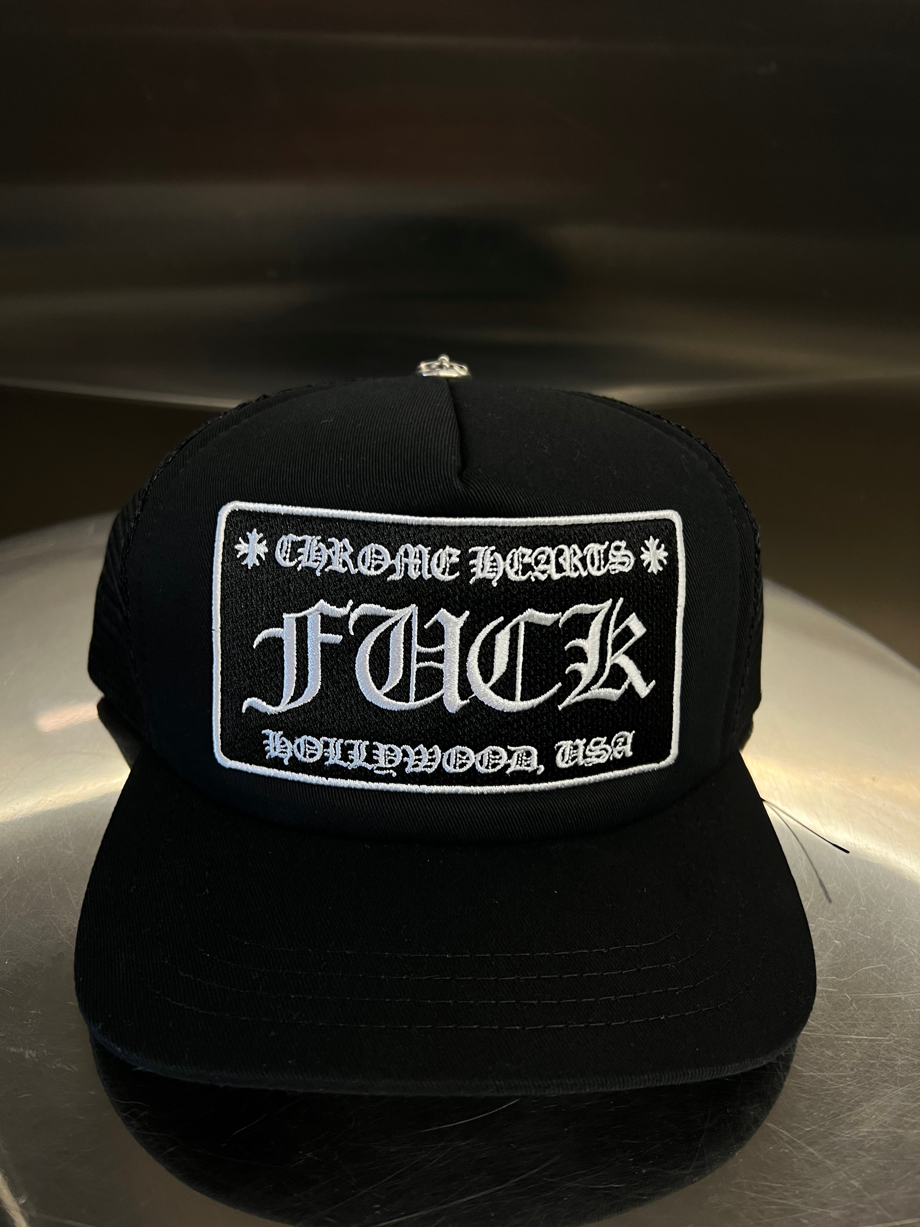 Chrome Hearts “FUCK” Trucker hat
