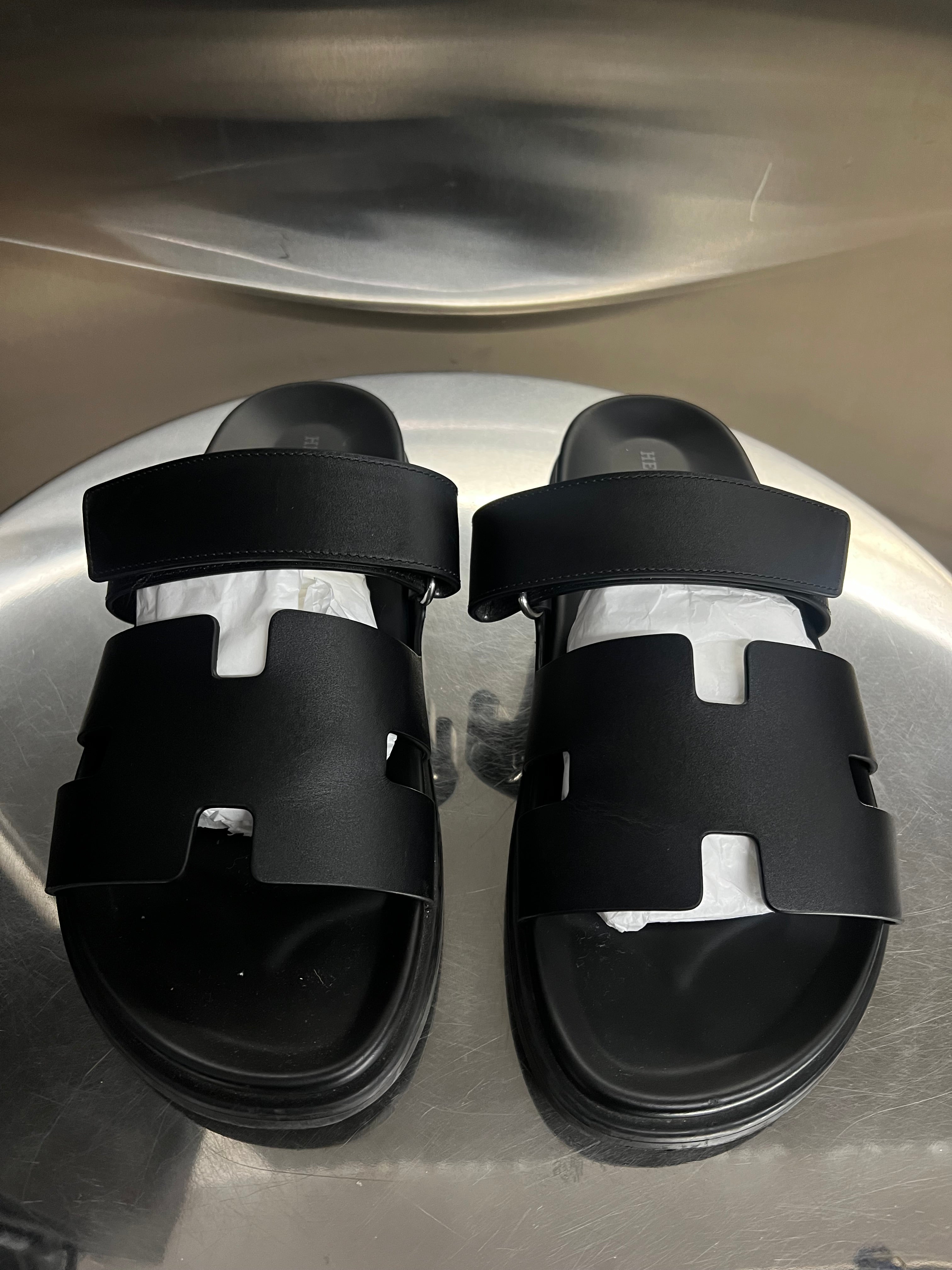 Hermes Chypre techno-sandals