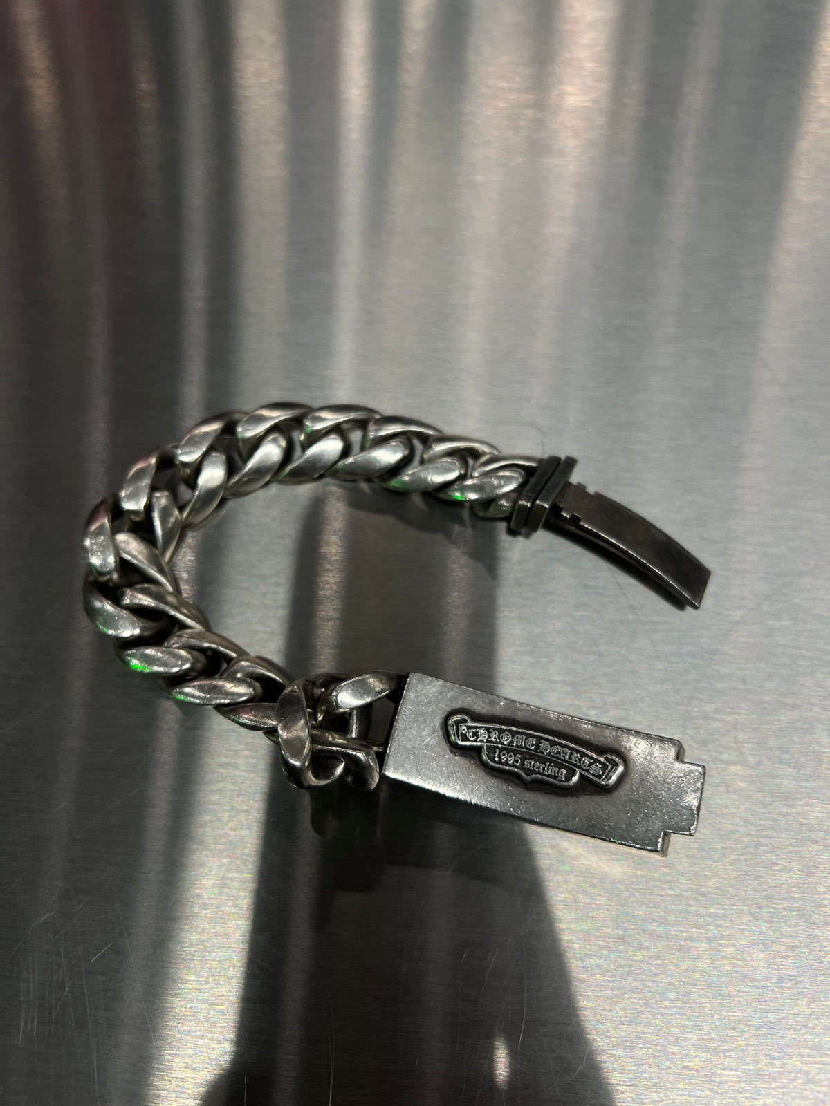 Chrome Hearts Dagger ID Cuban link Bracelet