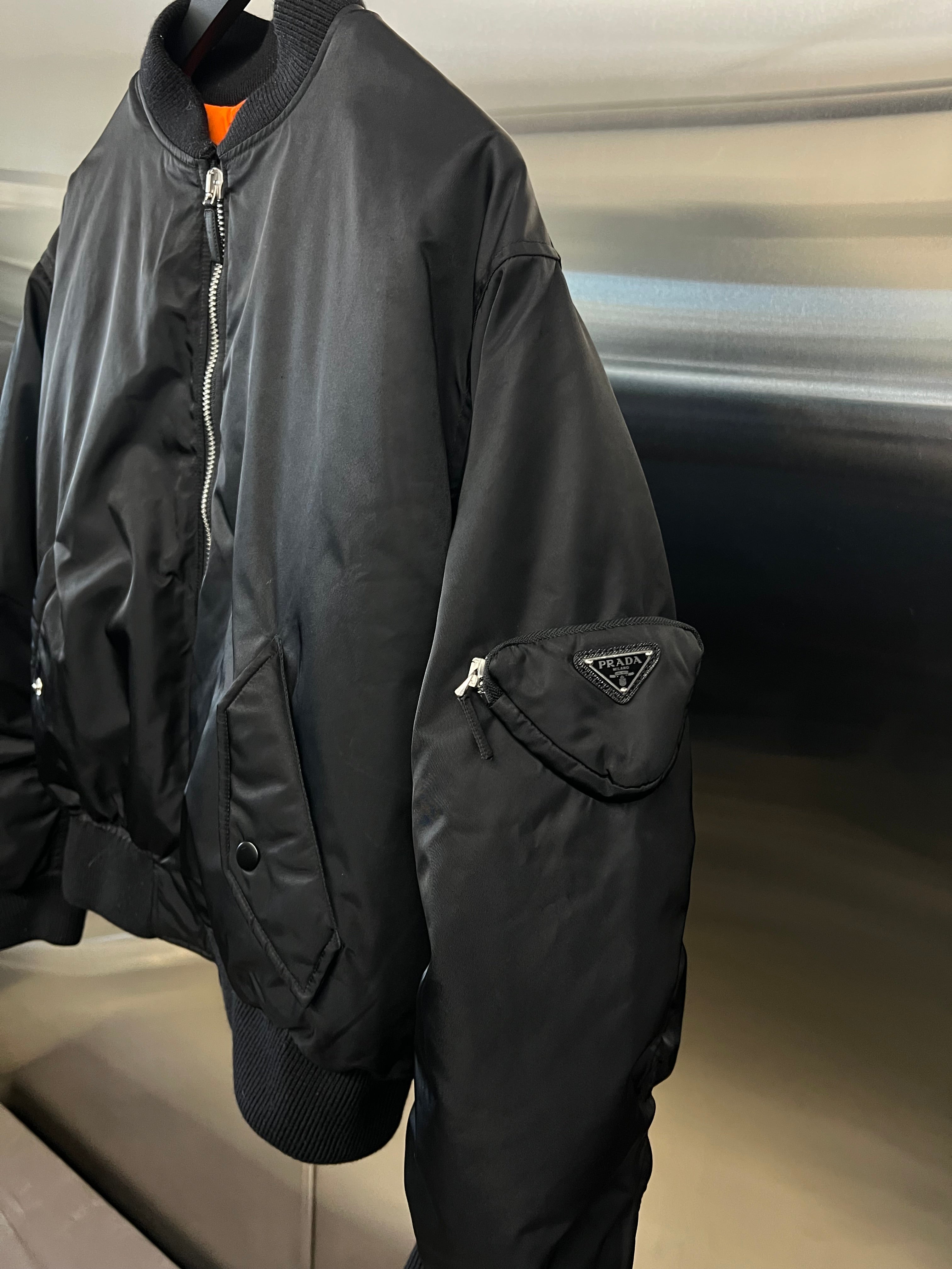 Prada Re-Nylon Bomber Jacket