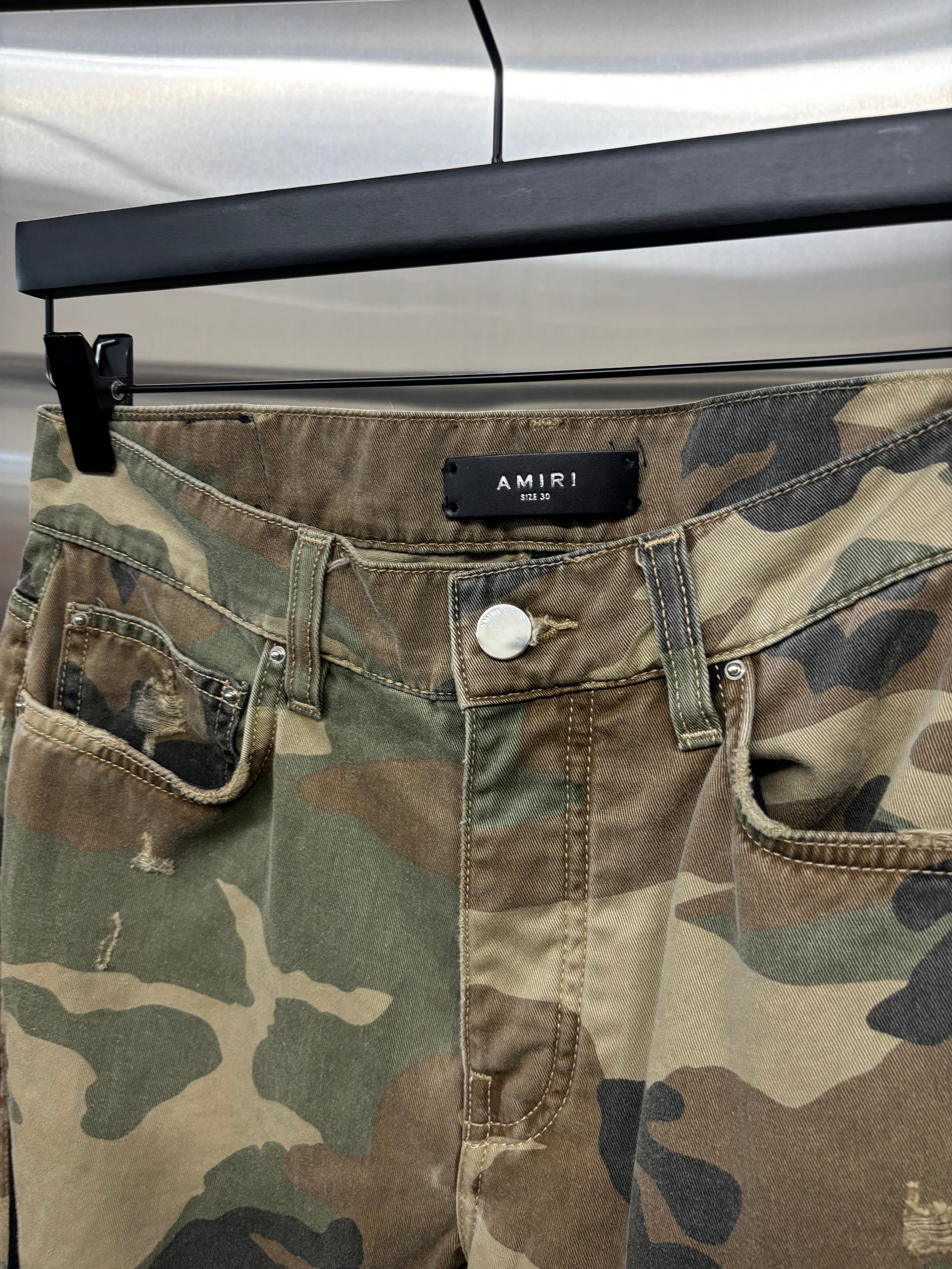 Amiri Camo Mesh pants
