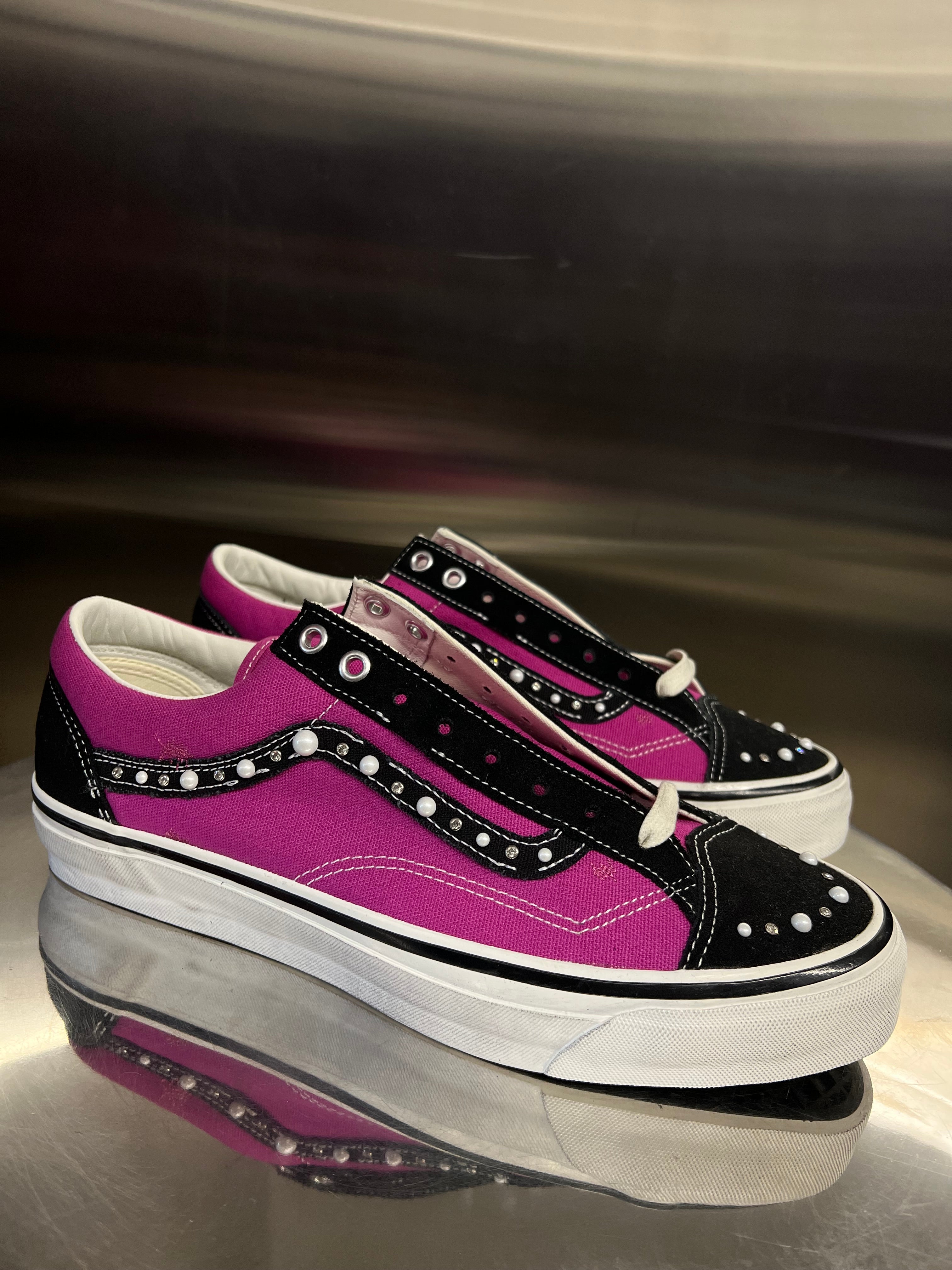 Vans Old Skool 36 LX "Pearlized Pack Fuchsia Red"