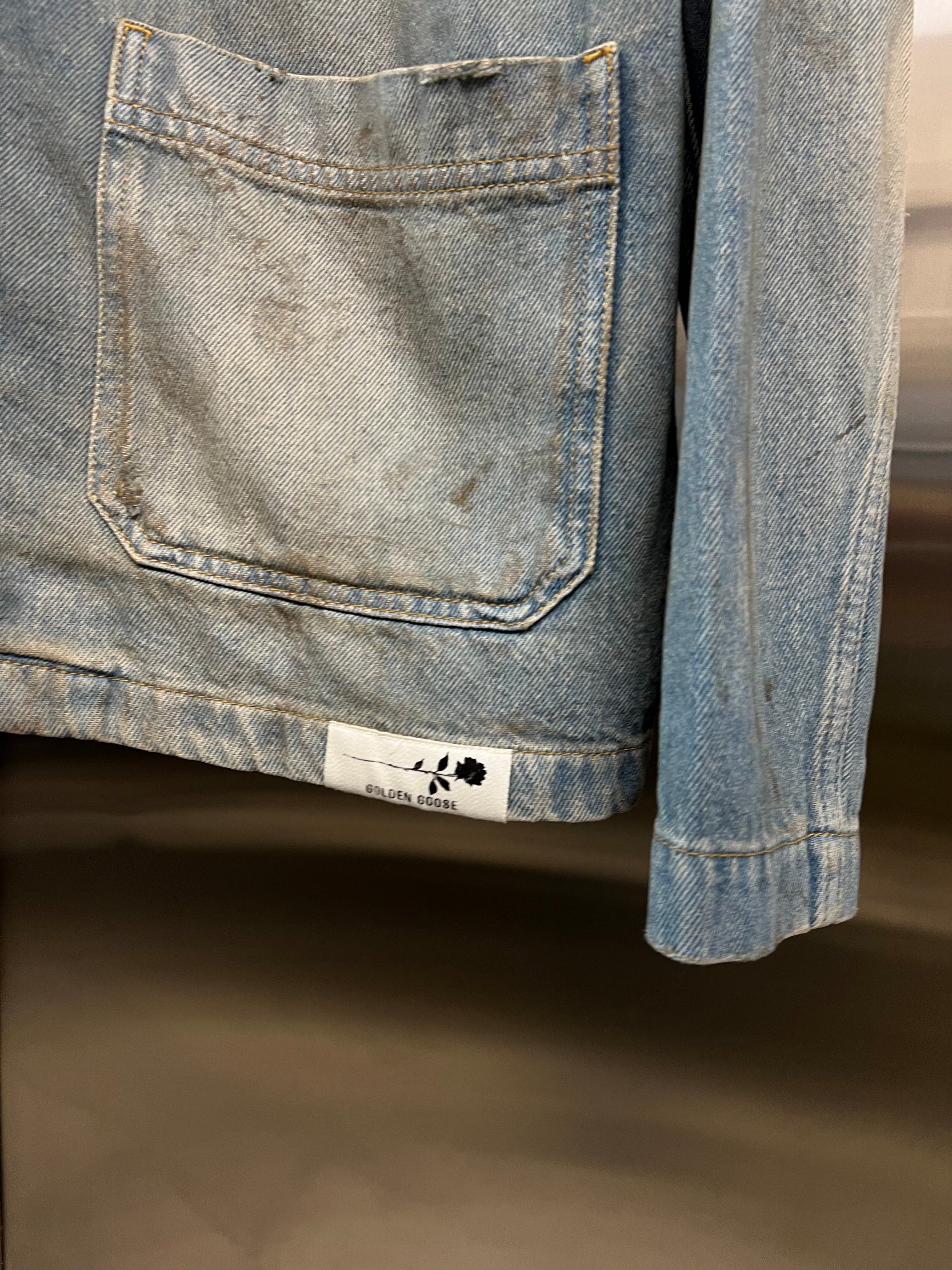 Golden Goose Distressed Denim Jacket