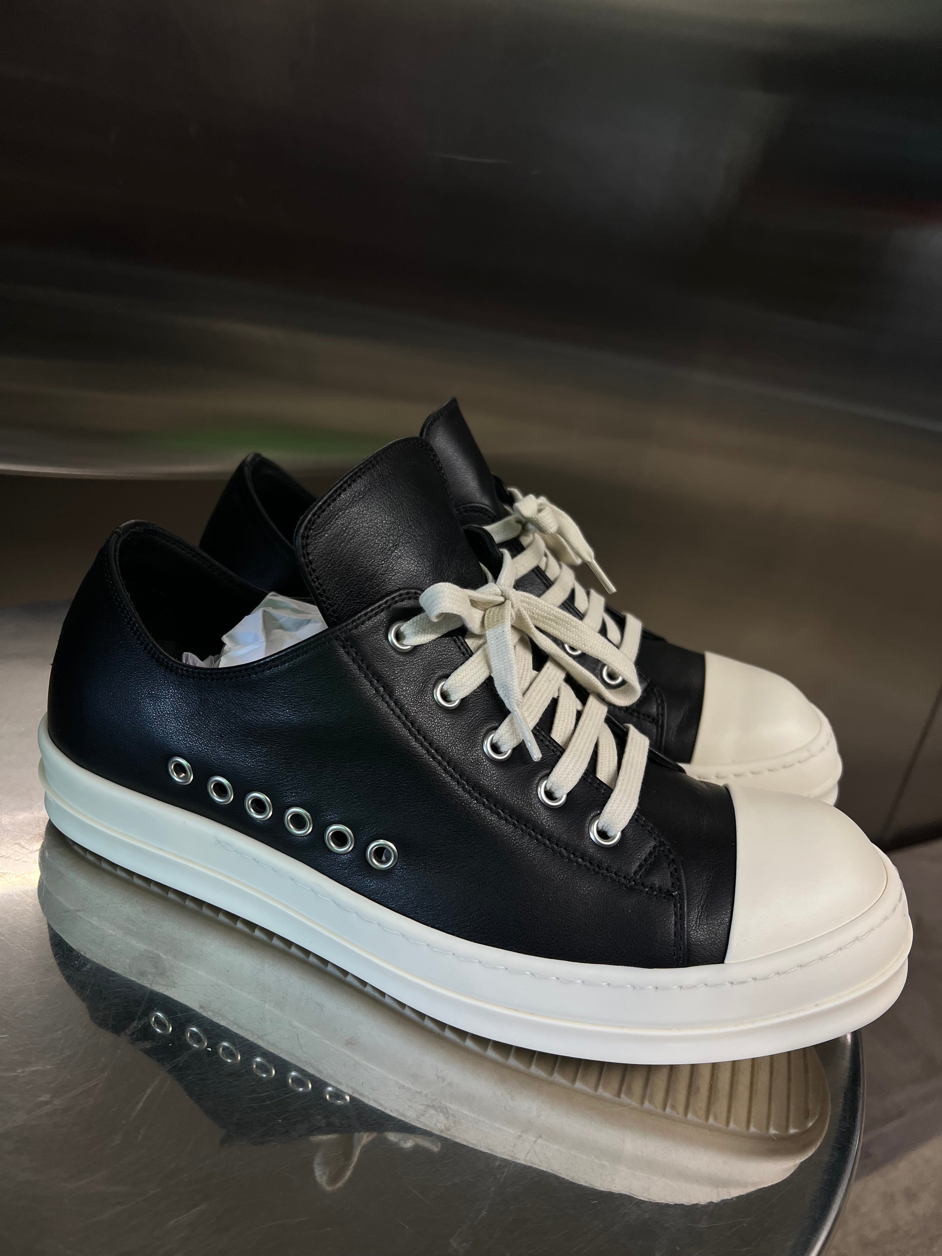 Rick Owens Temple Extreme Low Top Sneakers