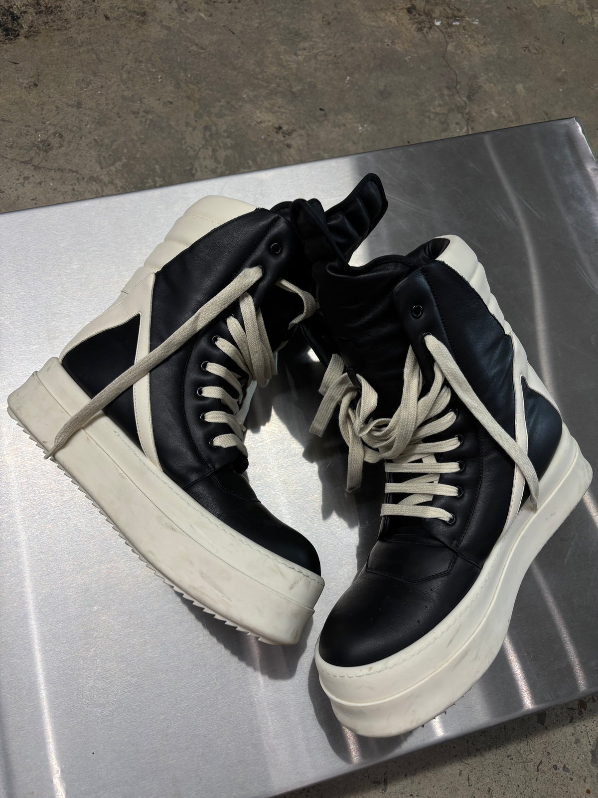 Rick Owens Owens Mega Geobasket / Mega Bumper Geobasket Sneakers