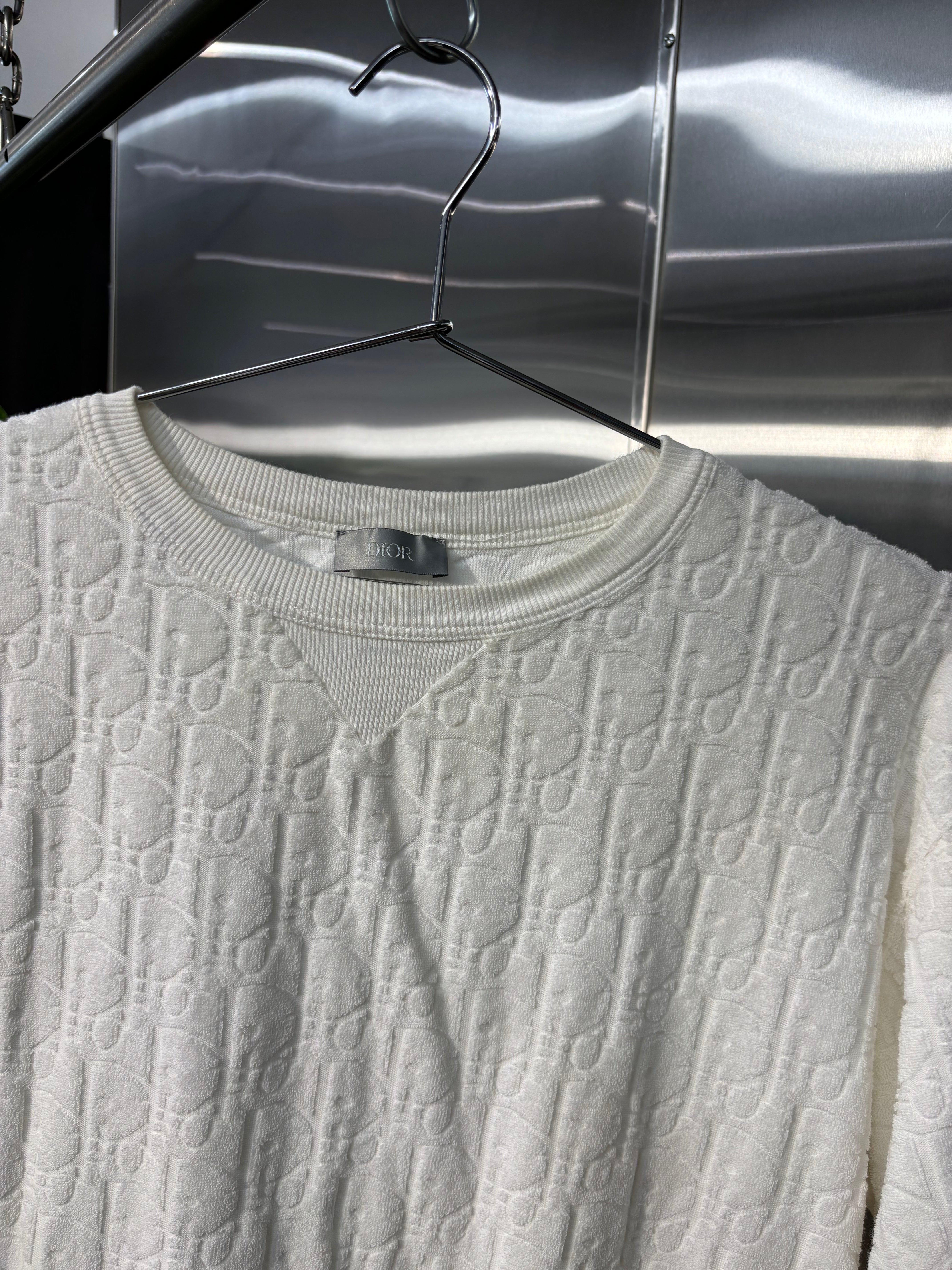 Dior white towel shirt