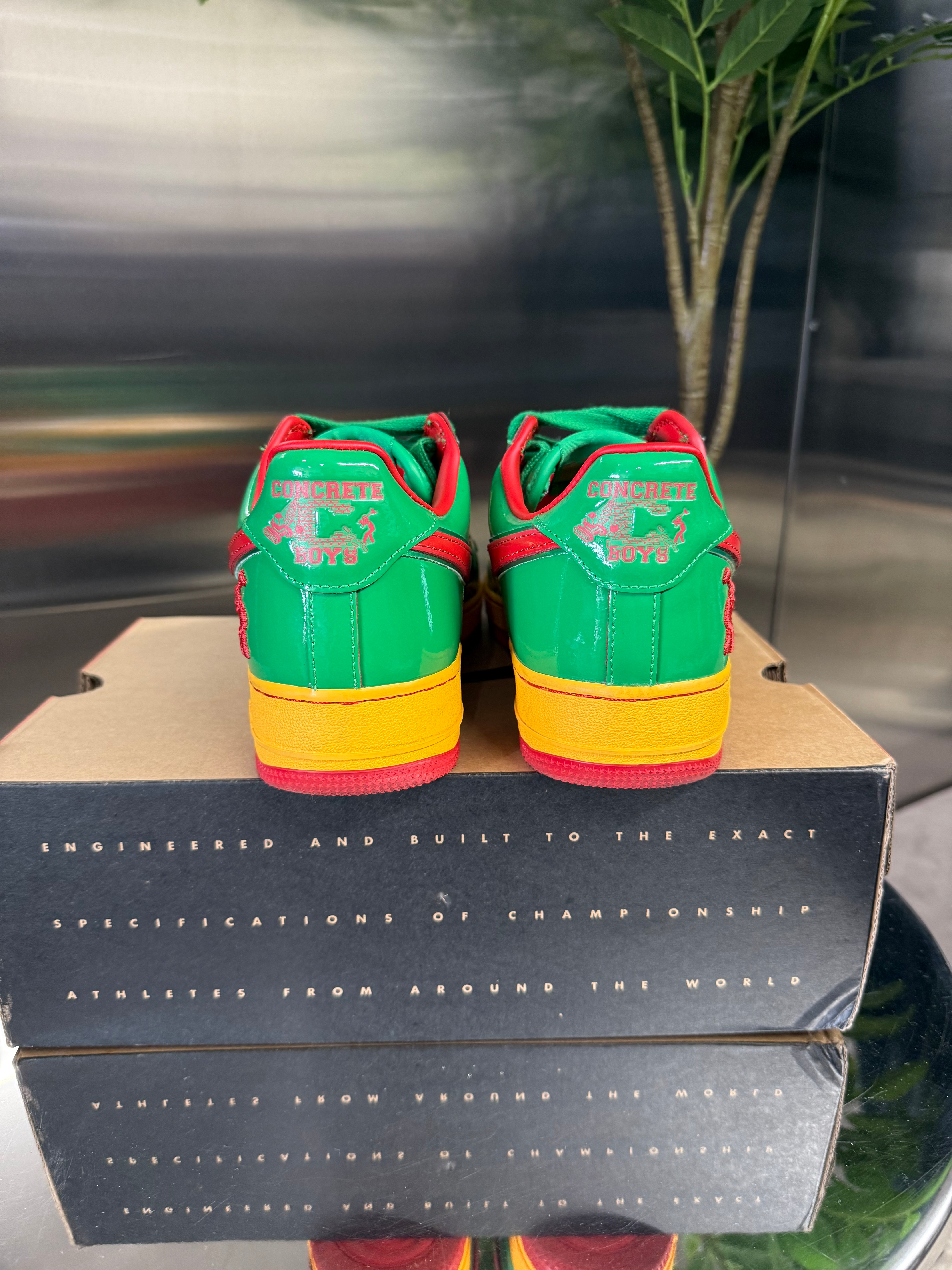 Nike AF1 concrete shoes