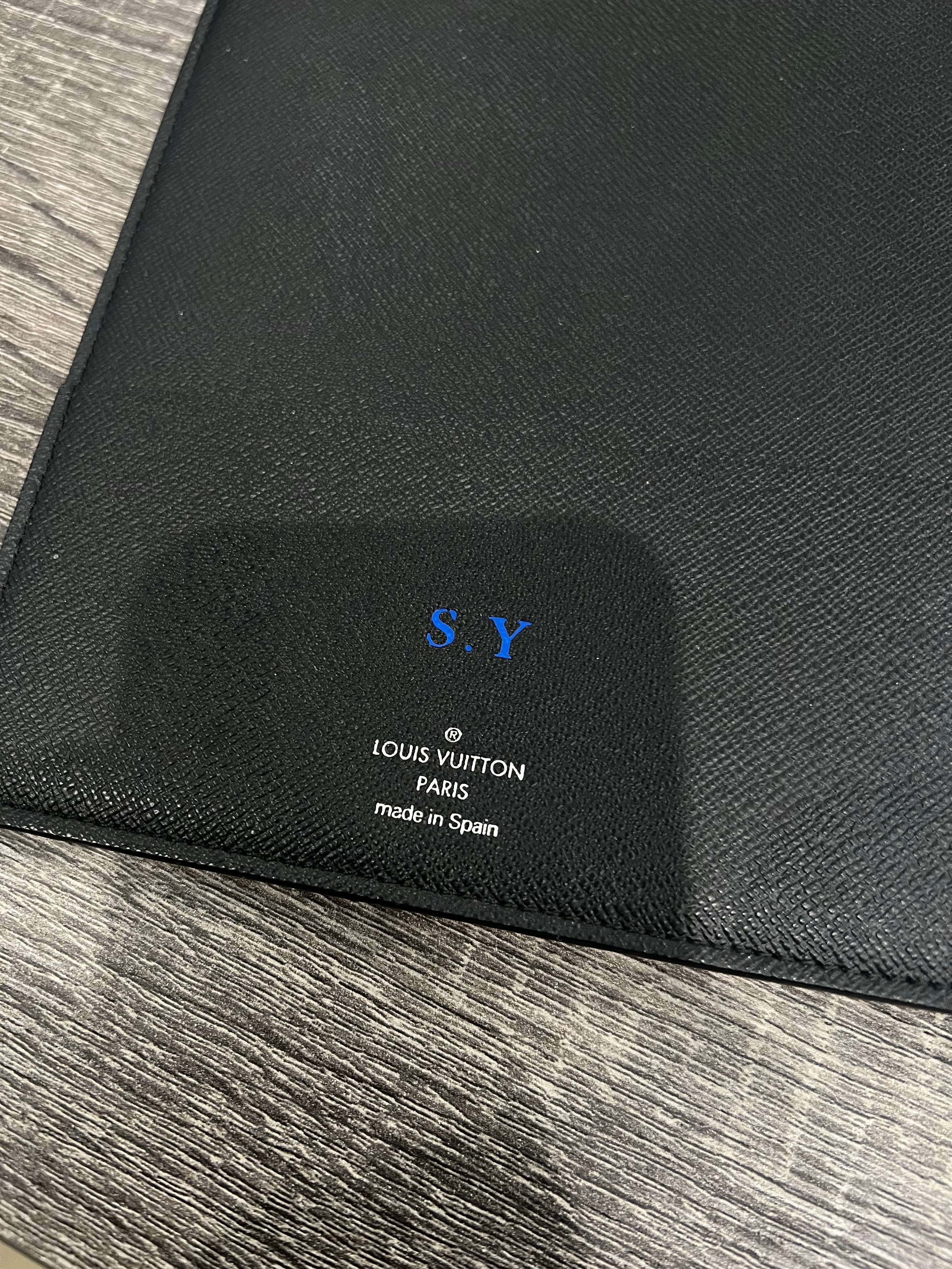 Louis Vuitton Damier Graphite Desk Agenda Cover