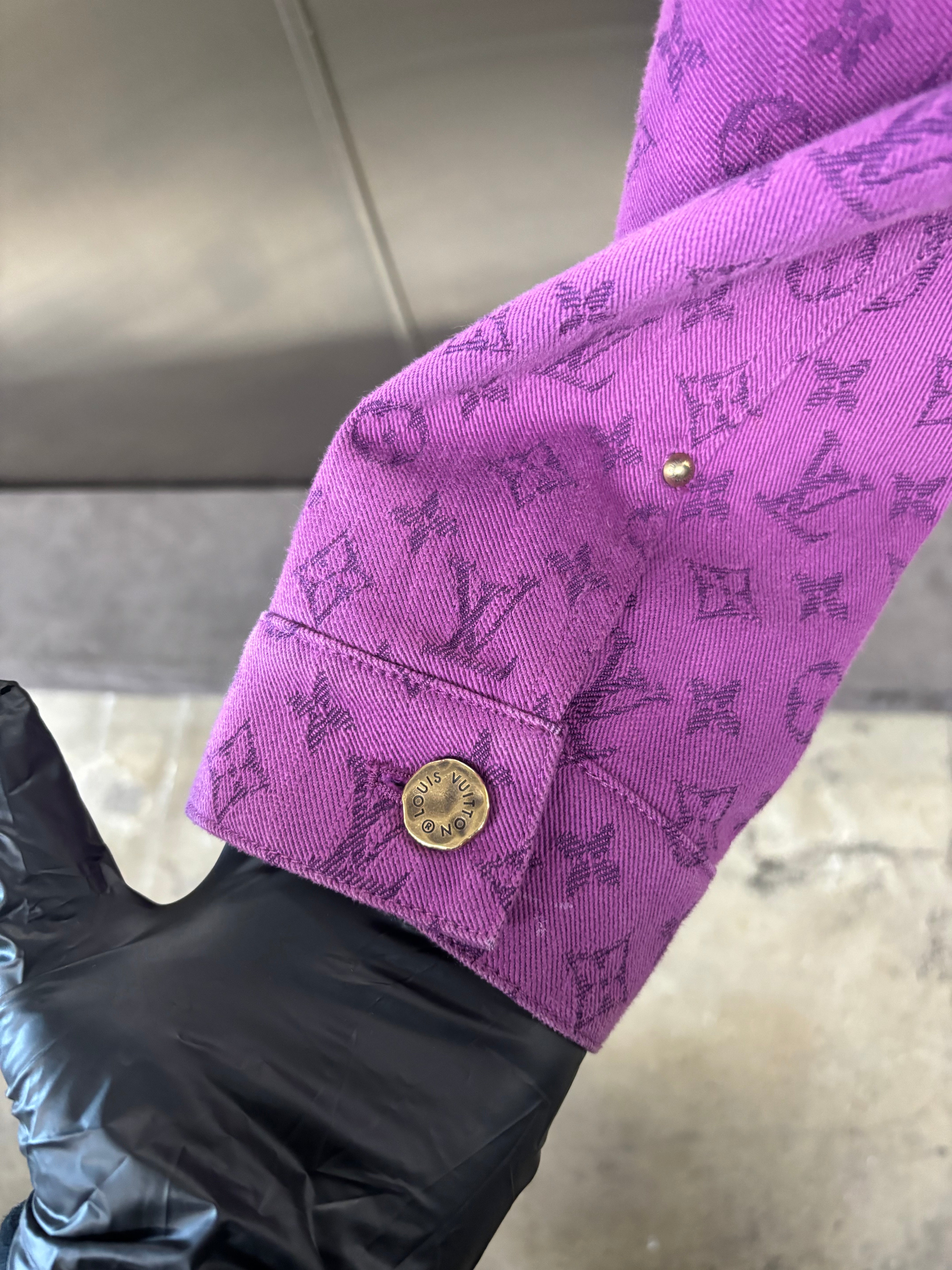 Louis Vuitton monogram denim jacket