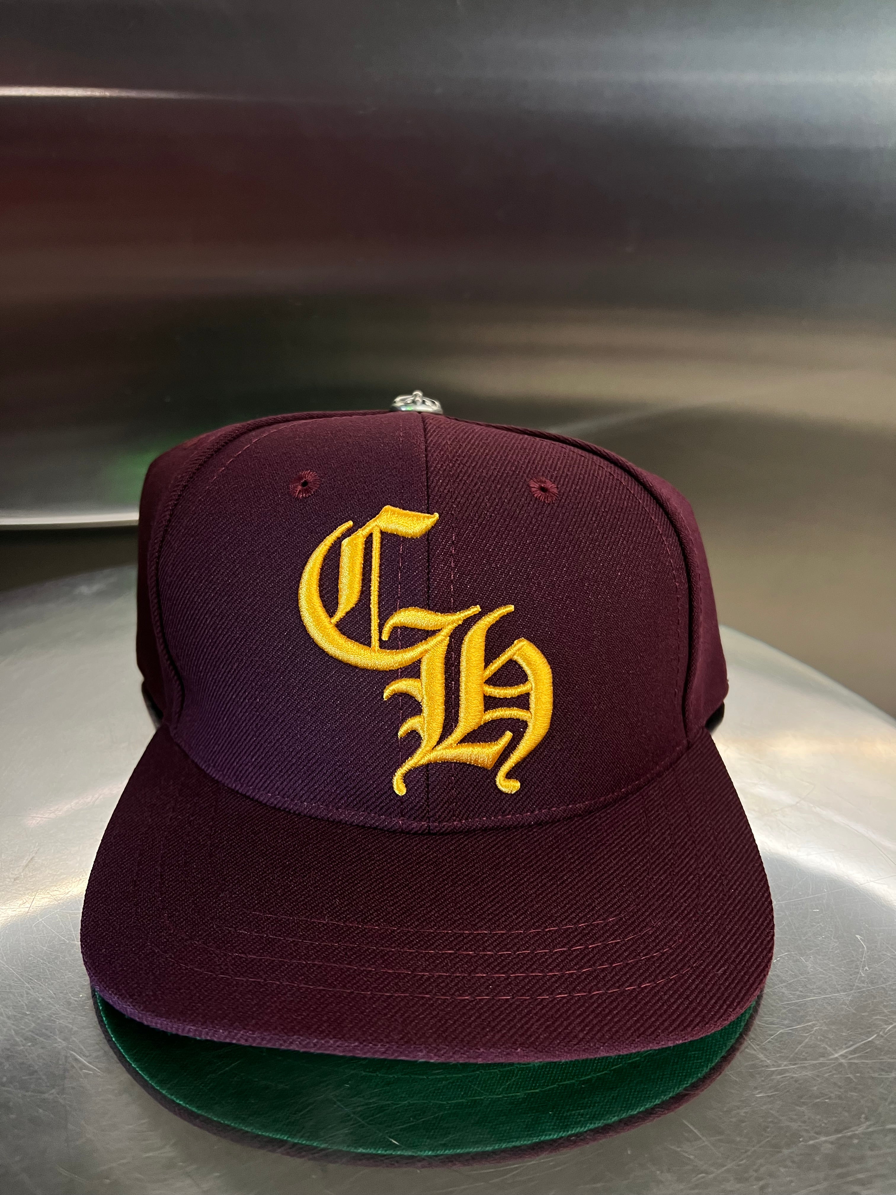 Chrome Hearts Embroidered CH Logo Baseball Hat