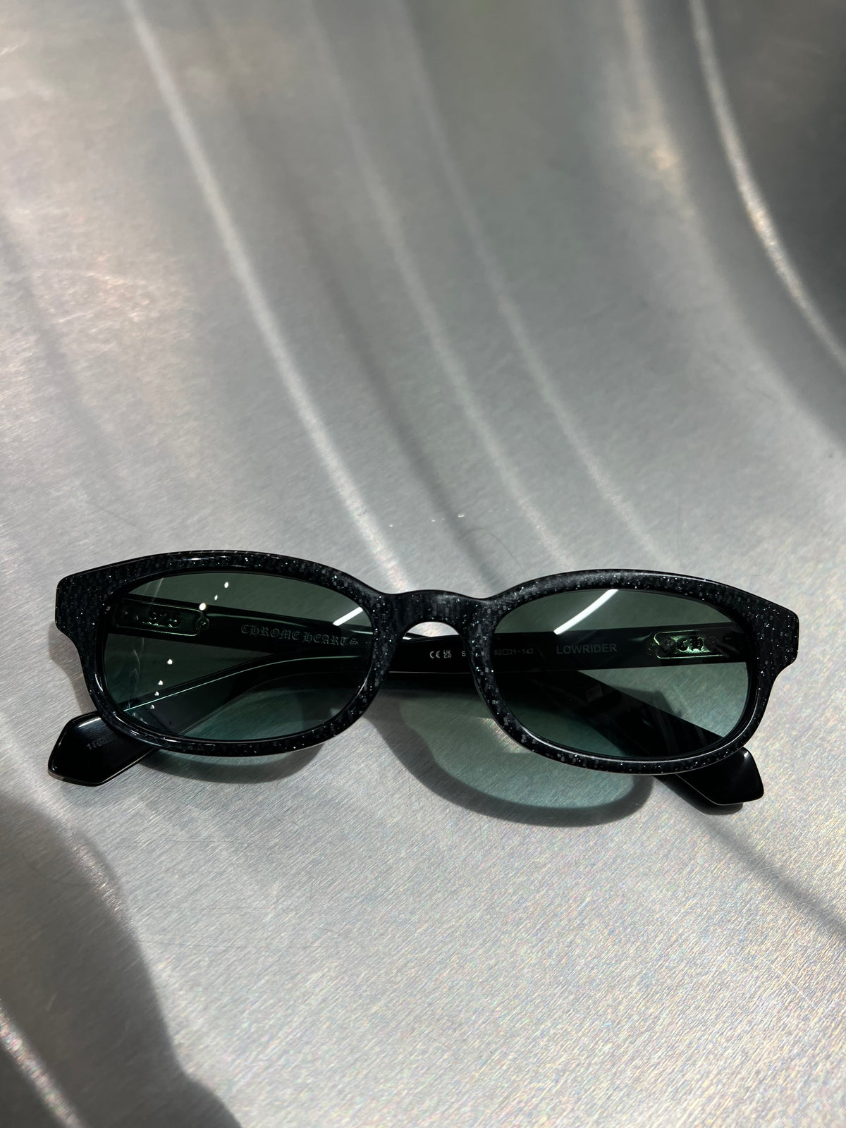 Chrome Hearts “low-rider” glitter/galaxy frames size 52