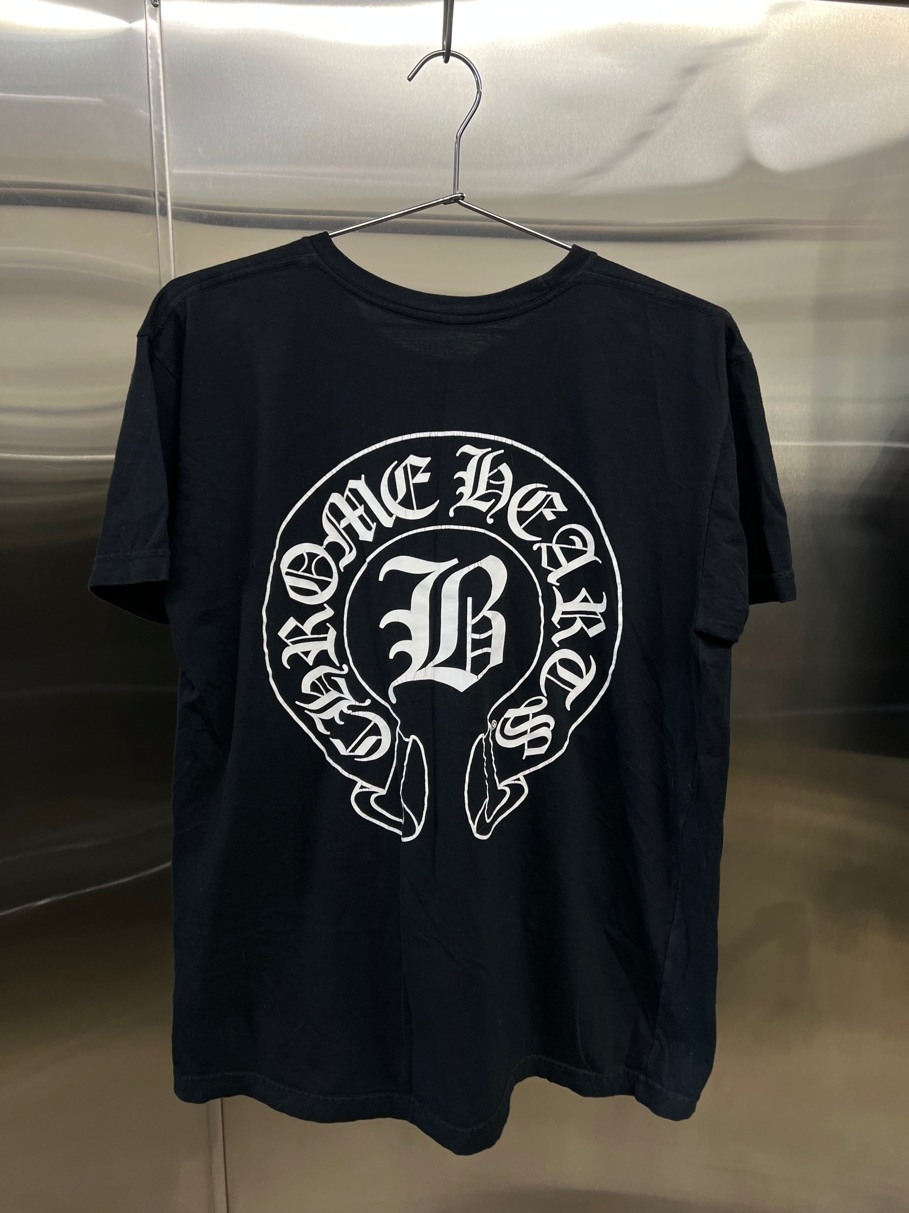 Chrome Hearts x Bella Hadid Horseshoe logo tee