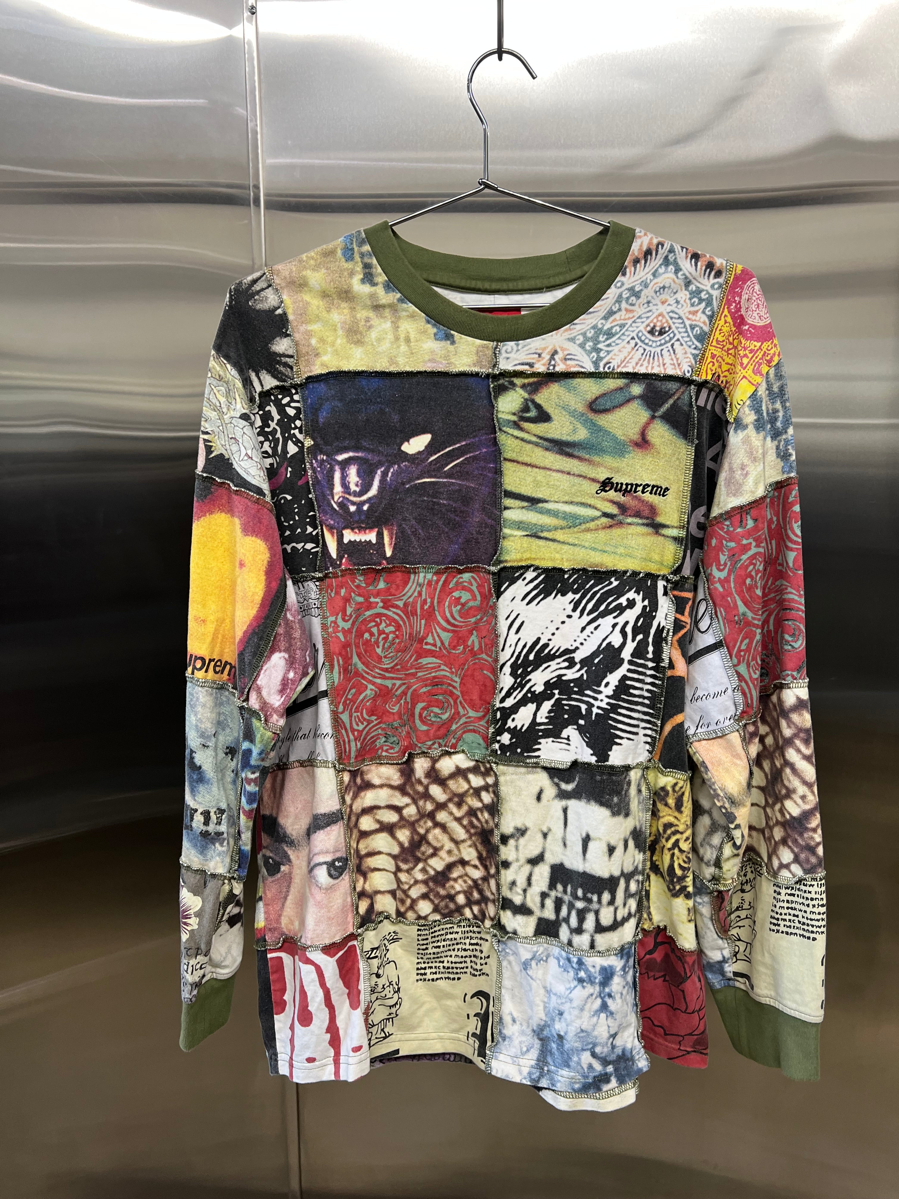 Supreme Mosaic Patchwork Long-Sleeve