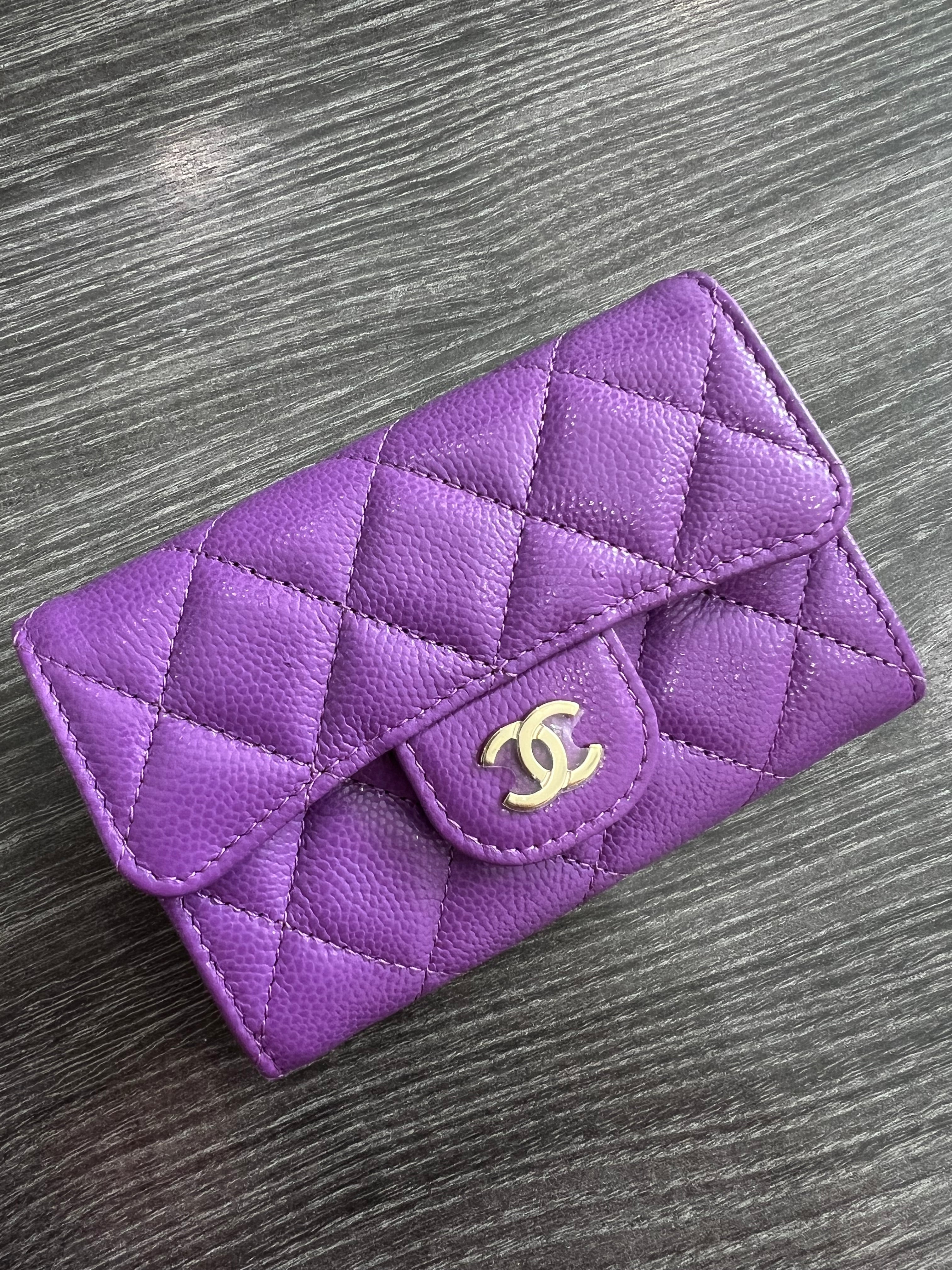 Chanel Caviar Quilted Card Holder