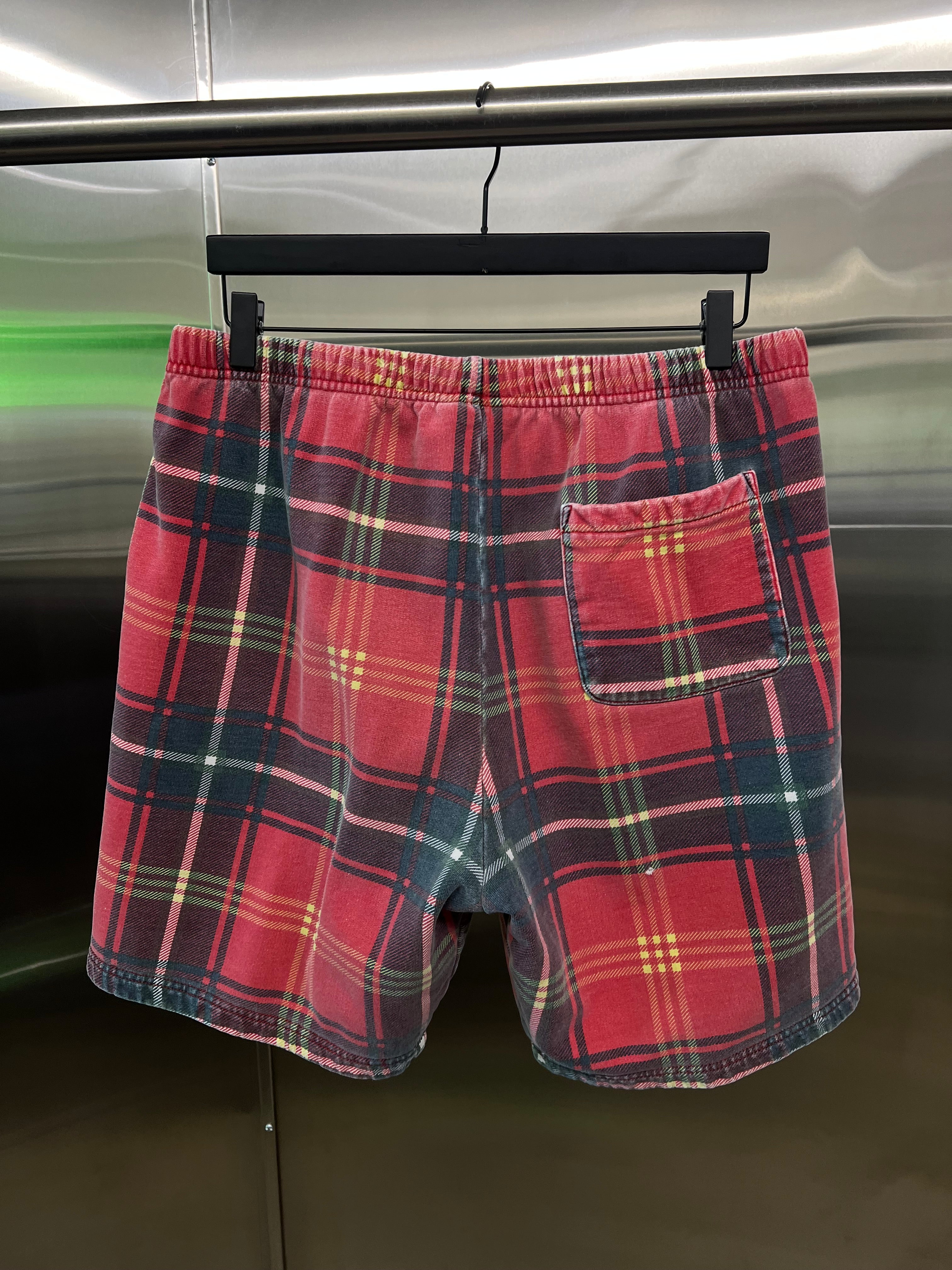 Supreme Plaid Sweatshorts