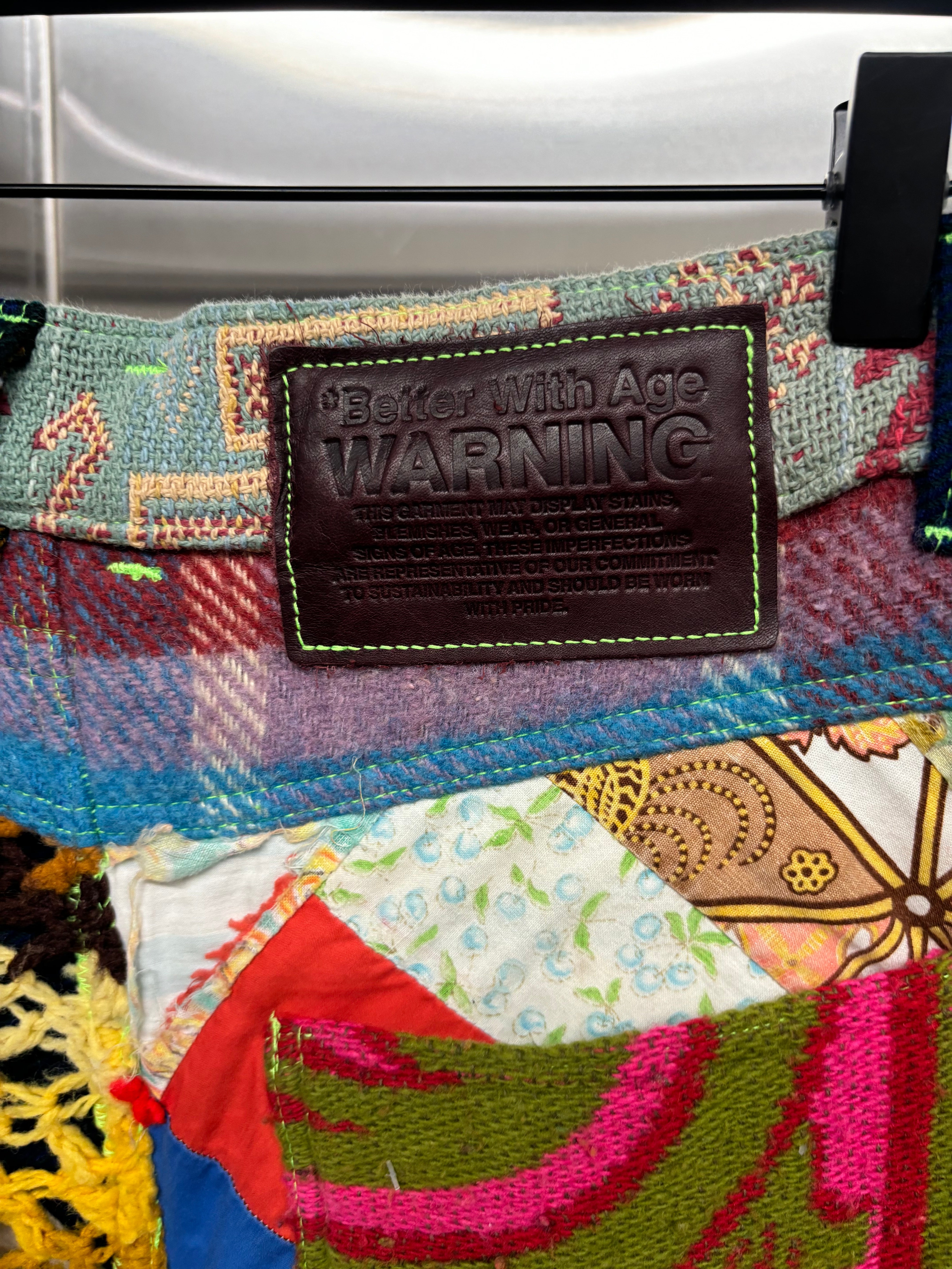 Better with age patchwork pants