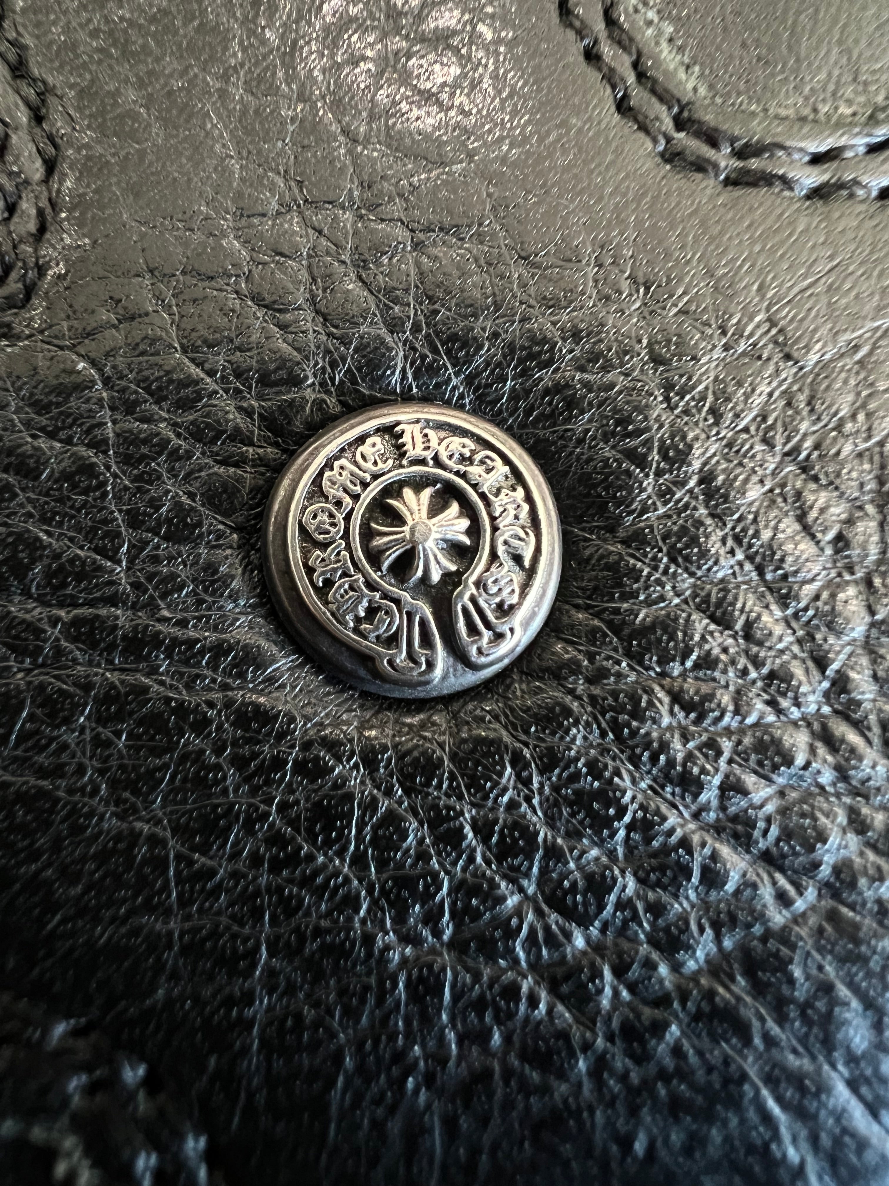 Chrome Hearts Black Leather Medicine Ball