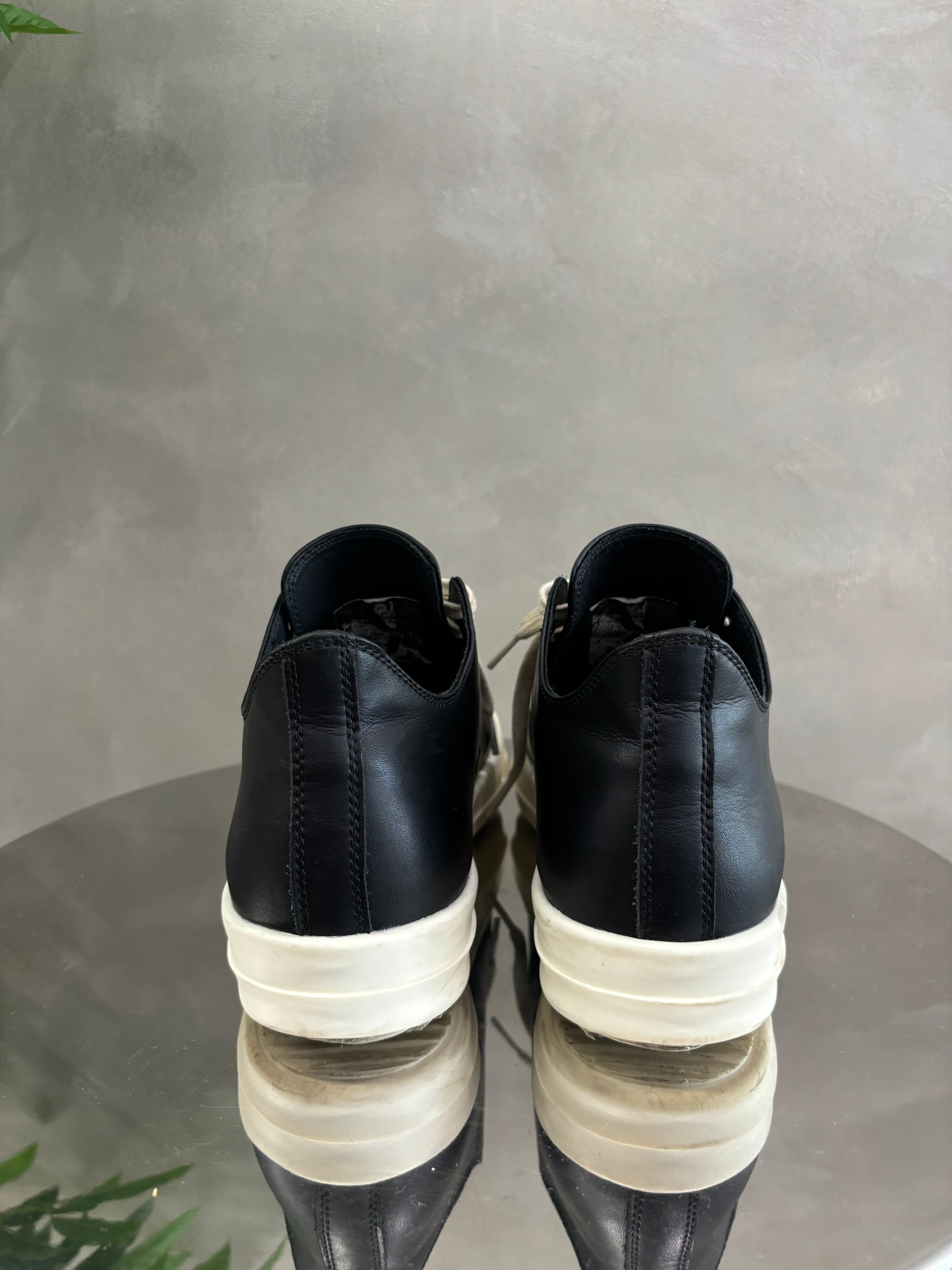 Rick Owens low top leather sneaker