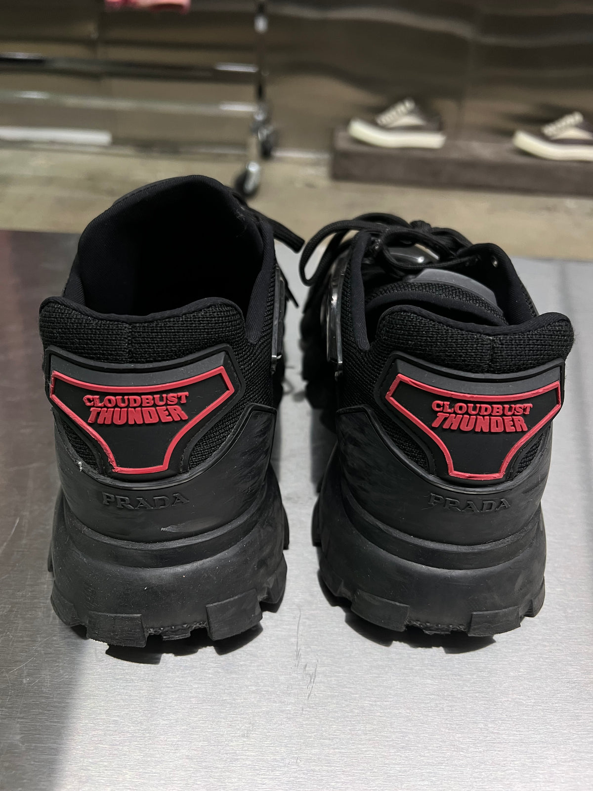 Prada Cloudbust Thunder knit sneakers