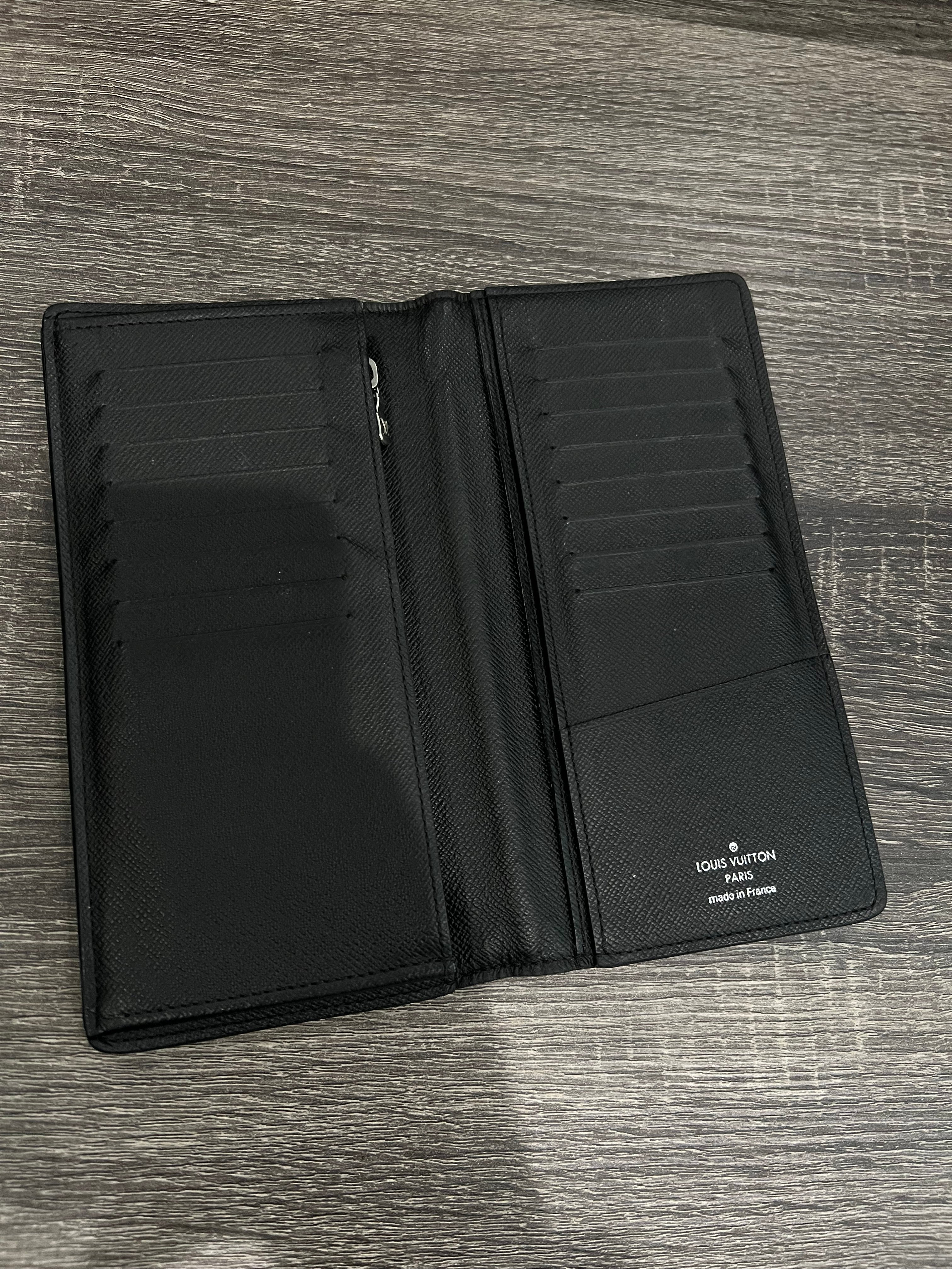 Louis Vuitton Monogram Eclipse Sunrise Brazza Wallet