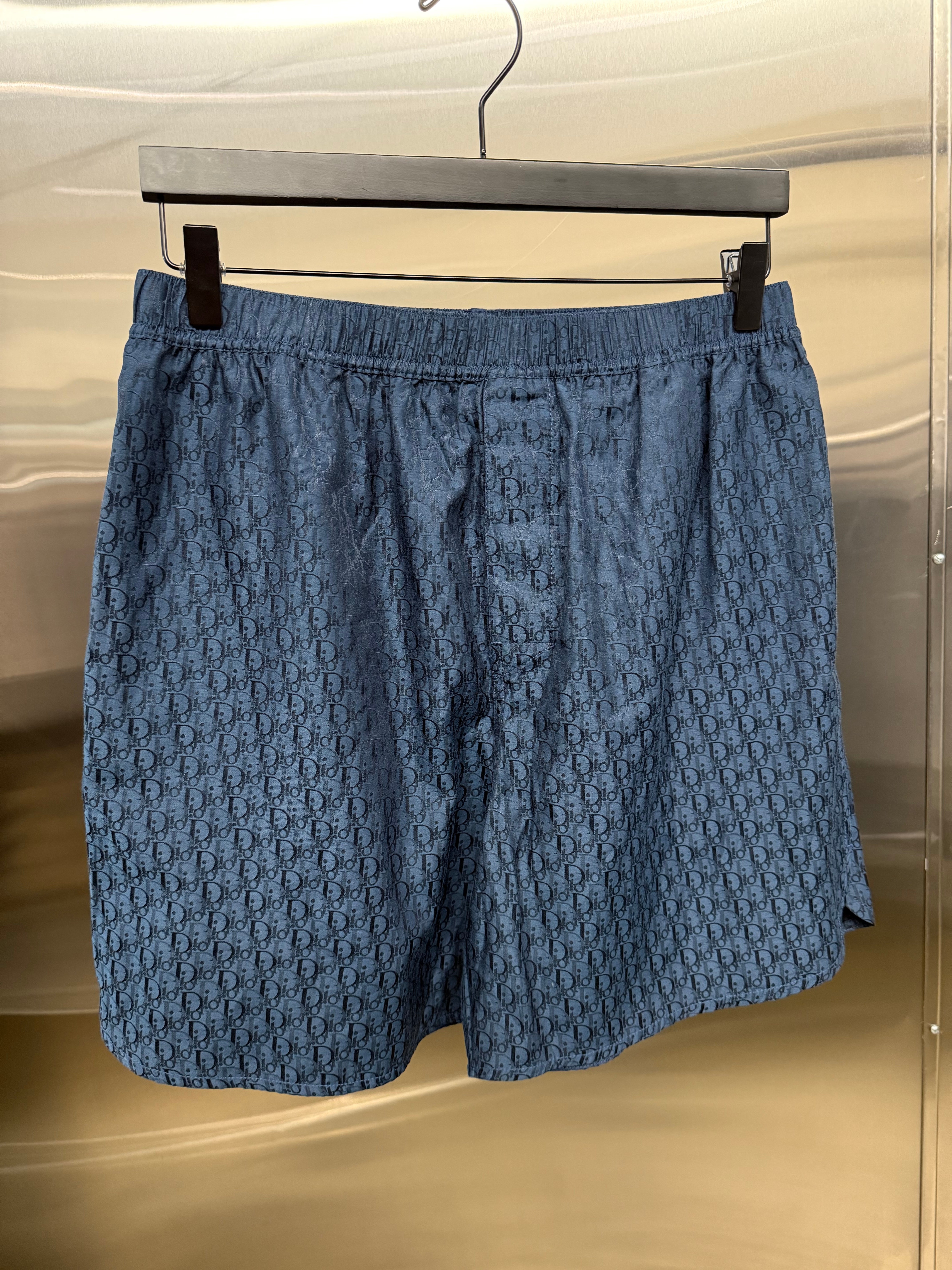 Dior oblique cotton silk shorts