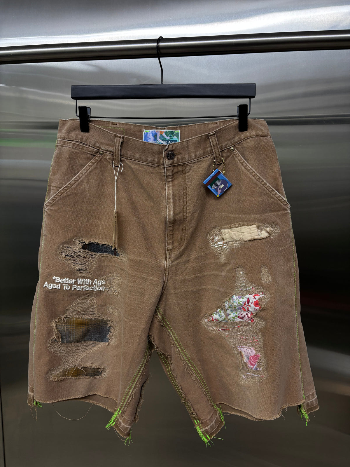 Better With Age Repair Double Wide Carpenter Shorts