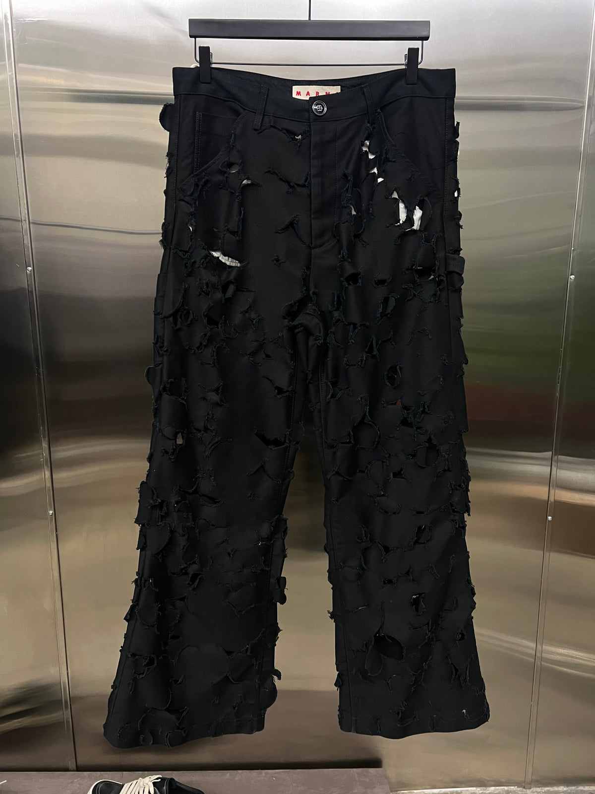 Marni Cut-Out Wide Leg Trousers