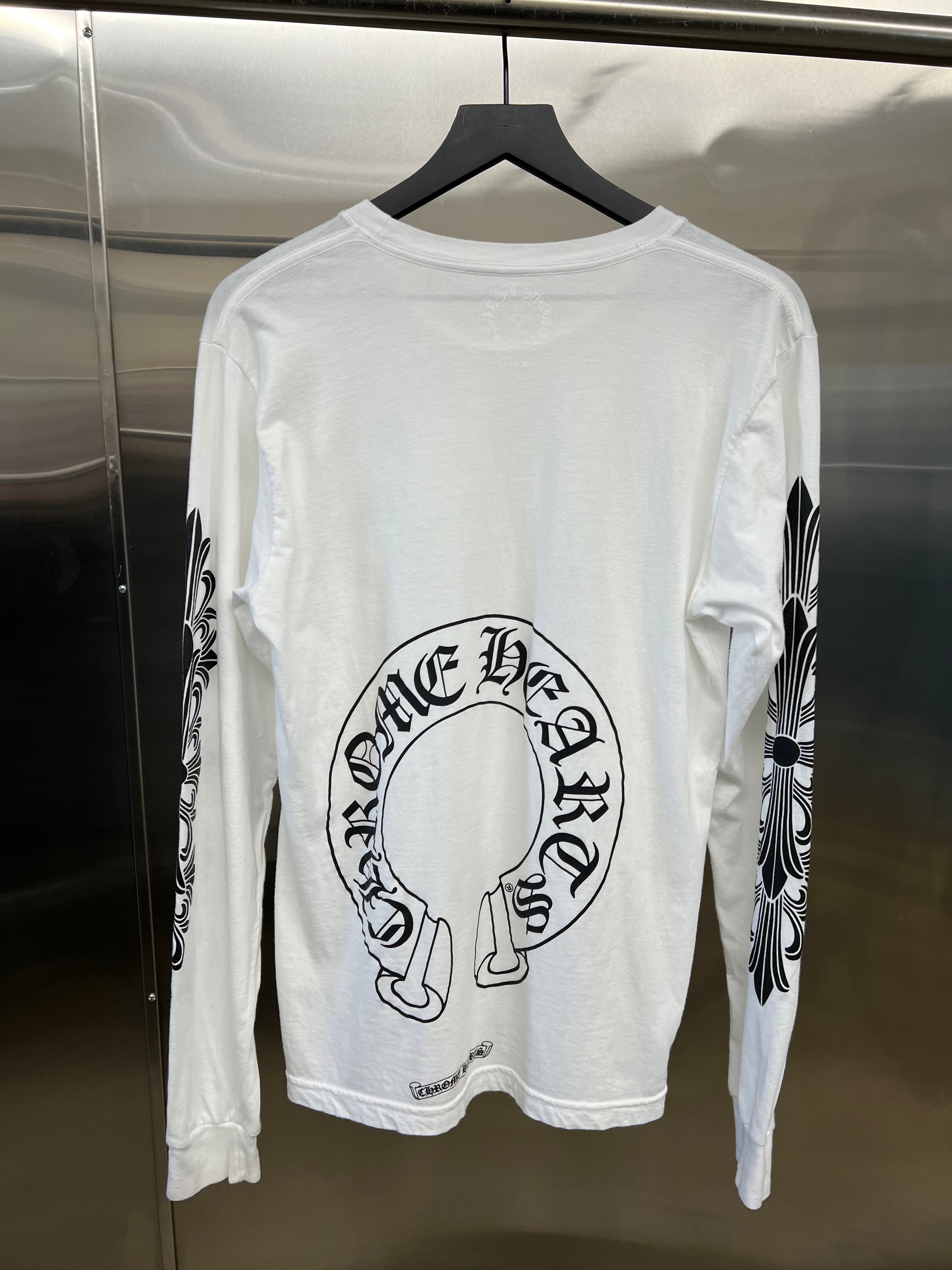 Chrome Hearts Horseshoe logo longsleeve