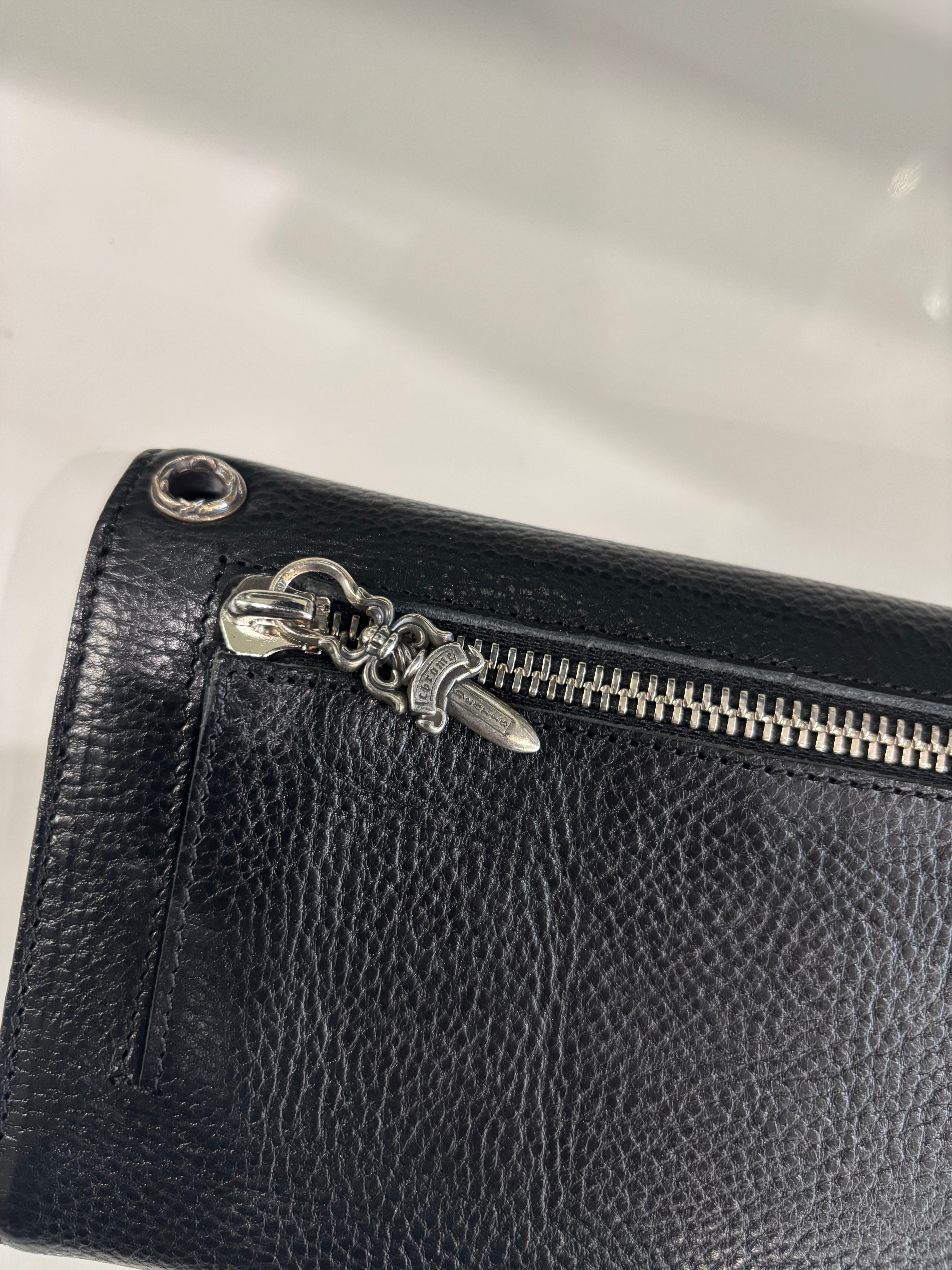 Chrome Hearts Wave leather Wallet