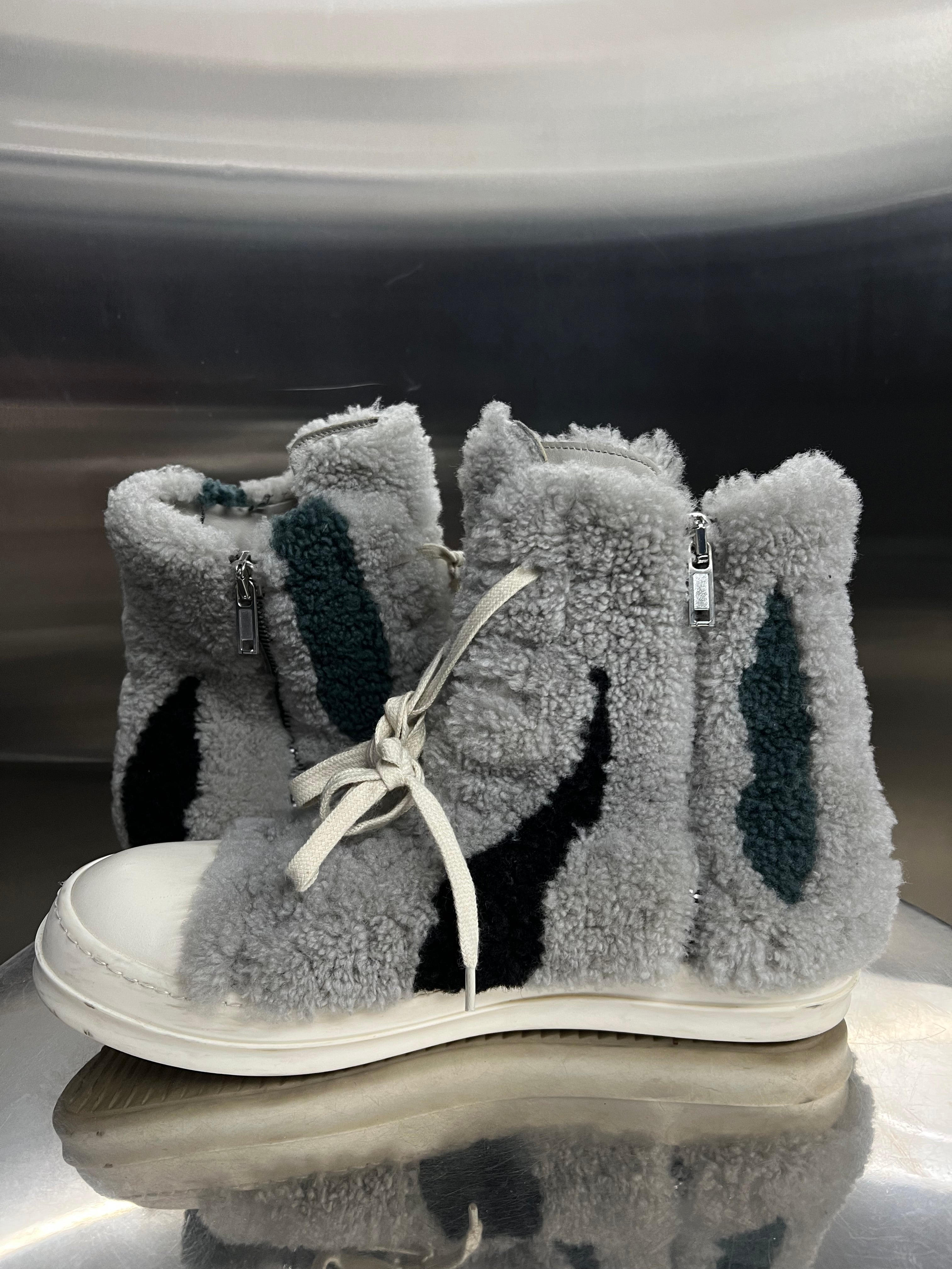 Rick Owens Strobe High Shearling