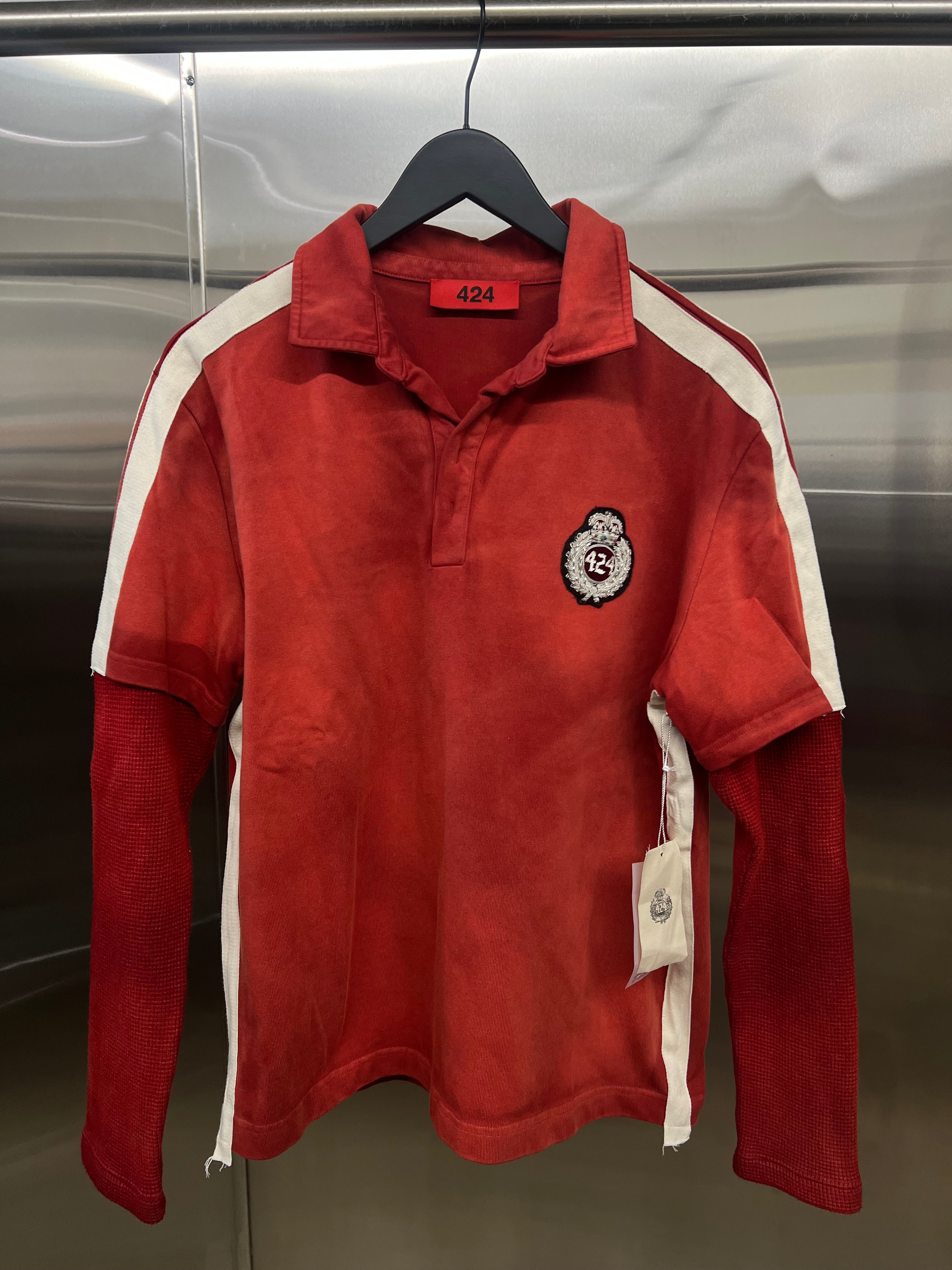 424 Crest Layered Thermal Polo