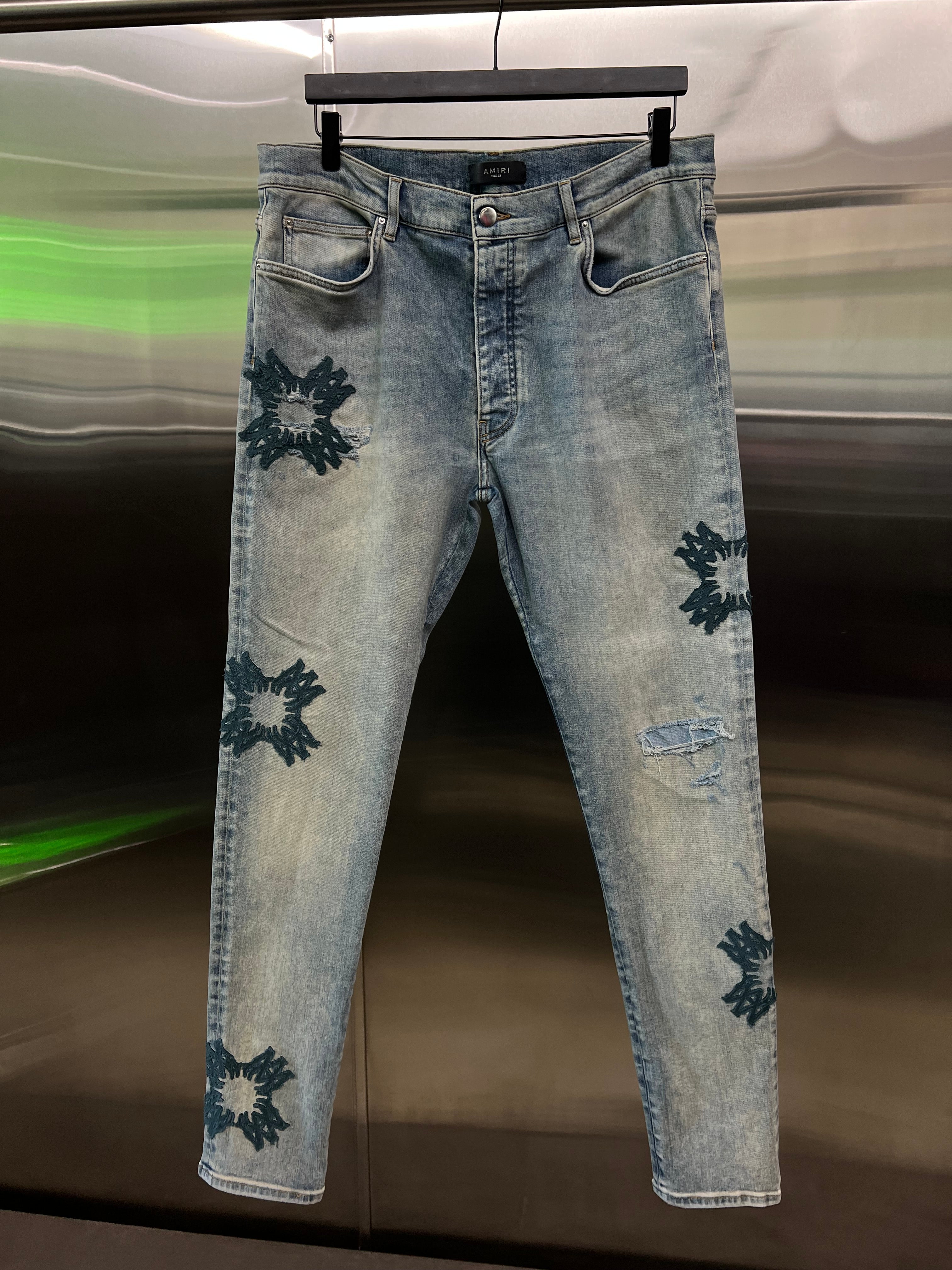 Amiri Ma Quad Appliqué jeans