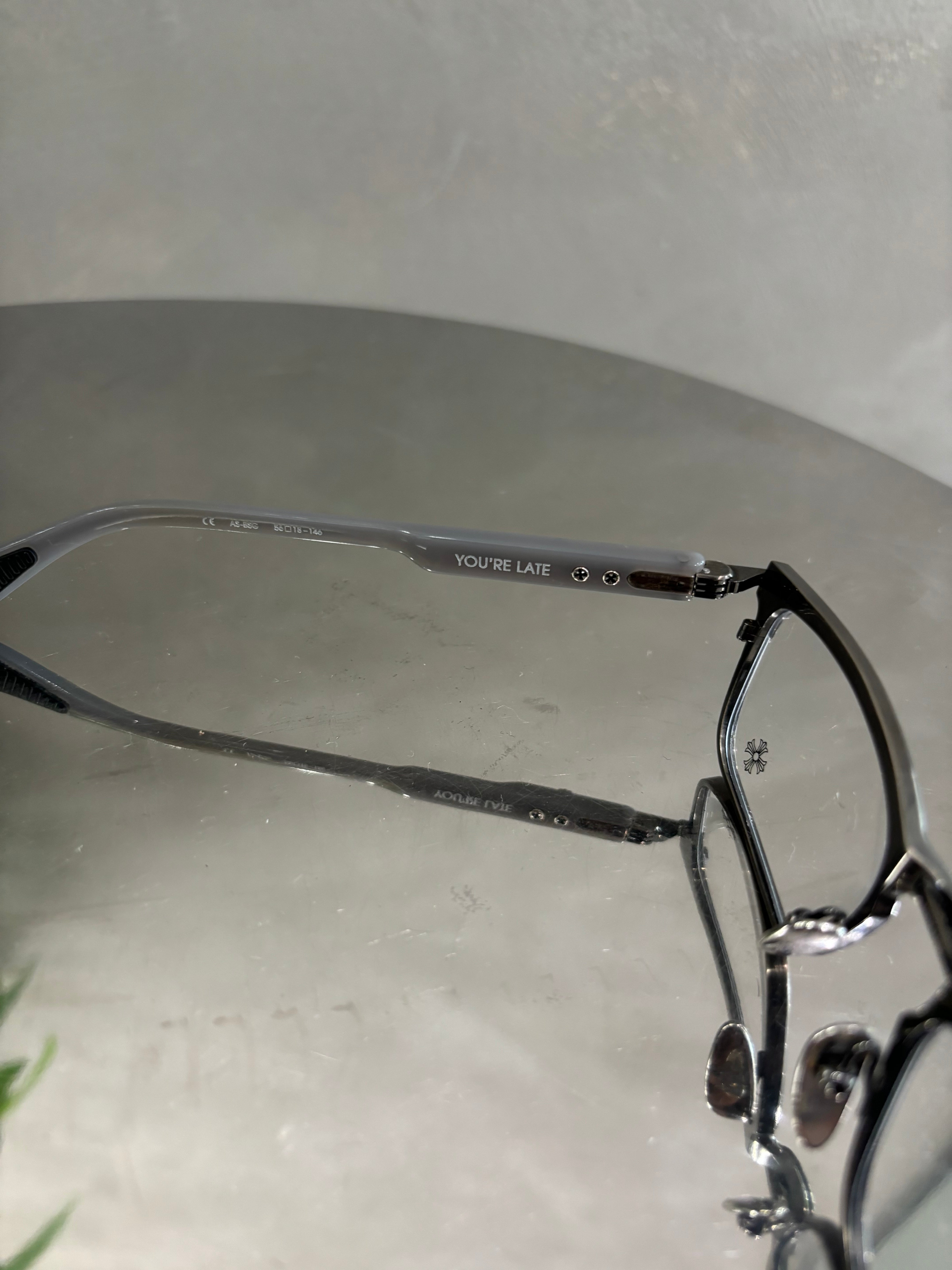 Chrome Hearts “You’re late” Glasses