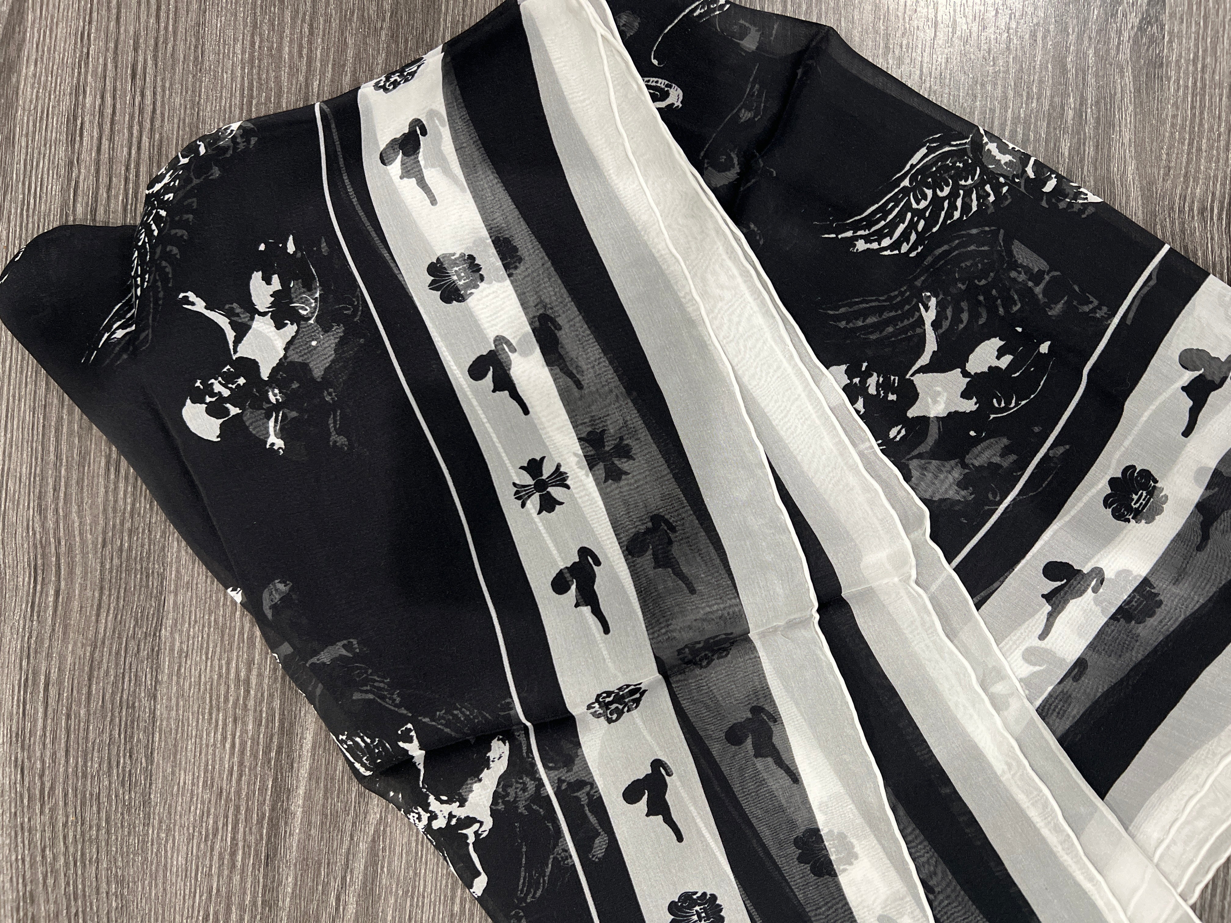 Chrome Hearts Foti “Agostino” Silk Scarf