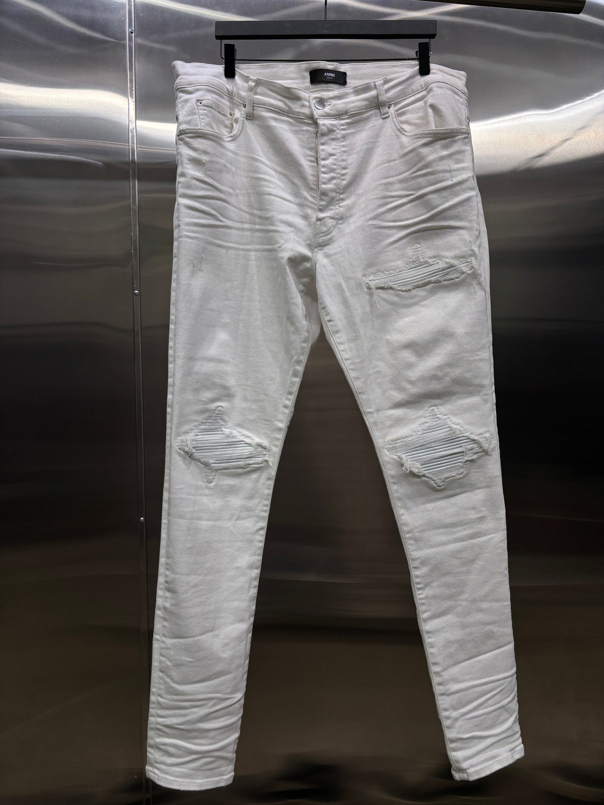Amiri white Mx1 jeans
