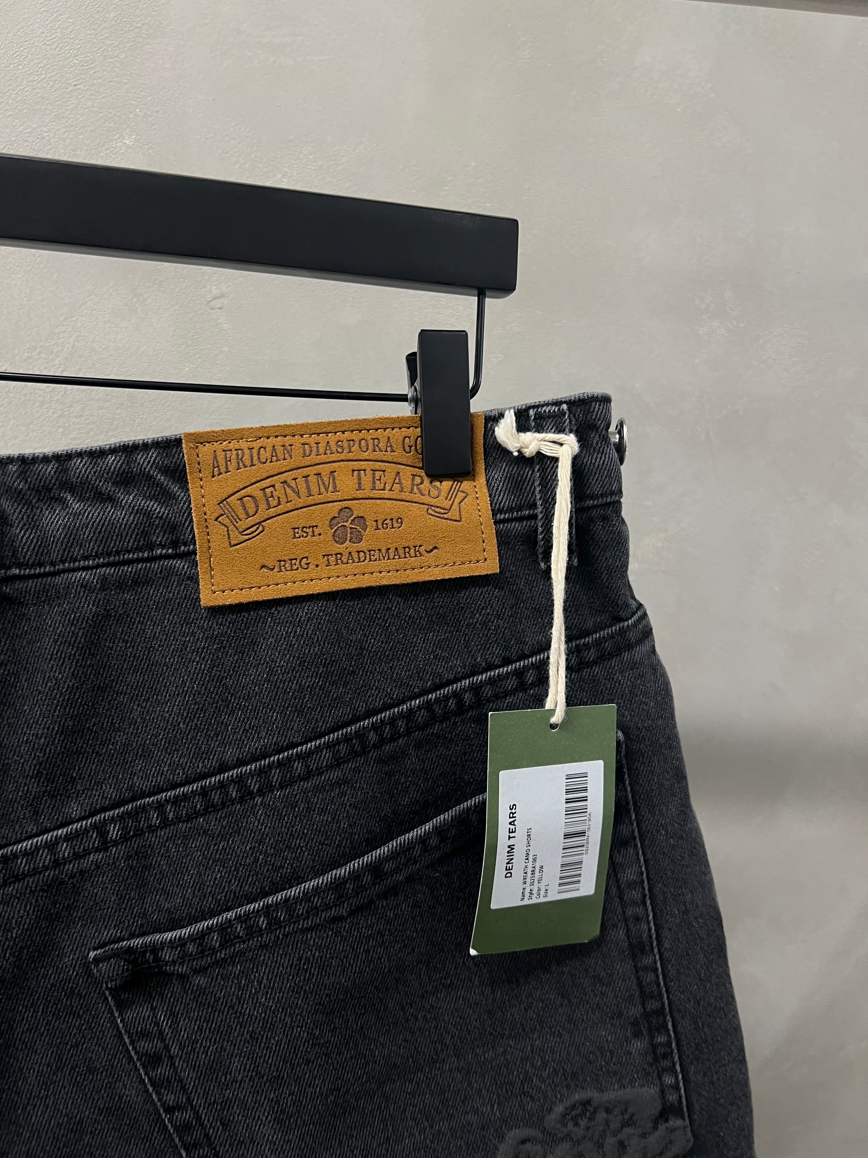 Denim Tears Black Denim shorts